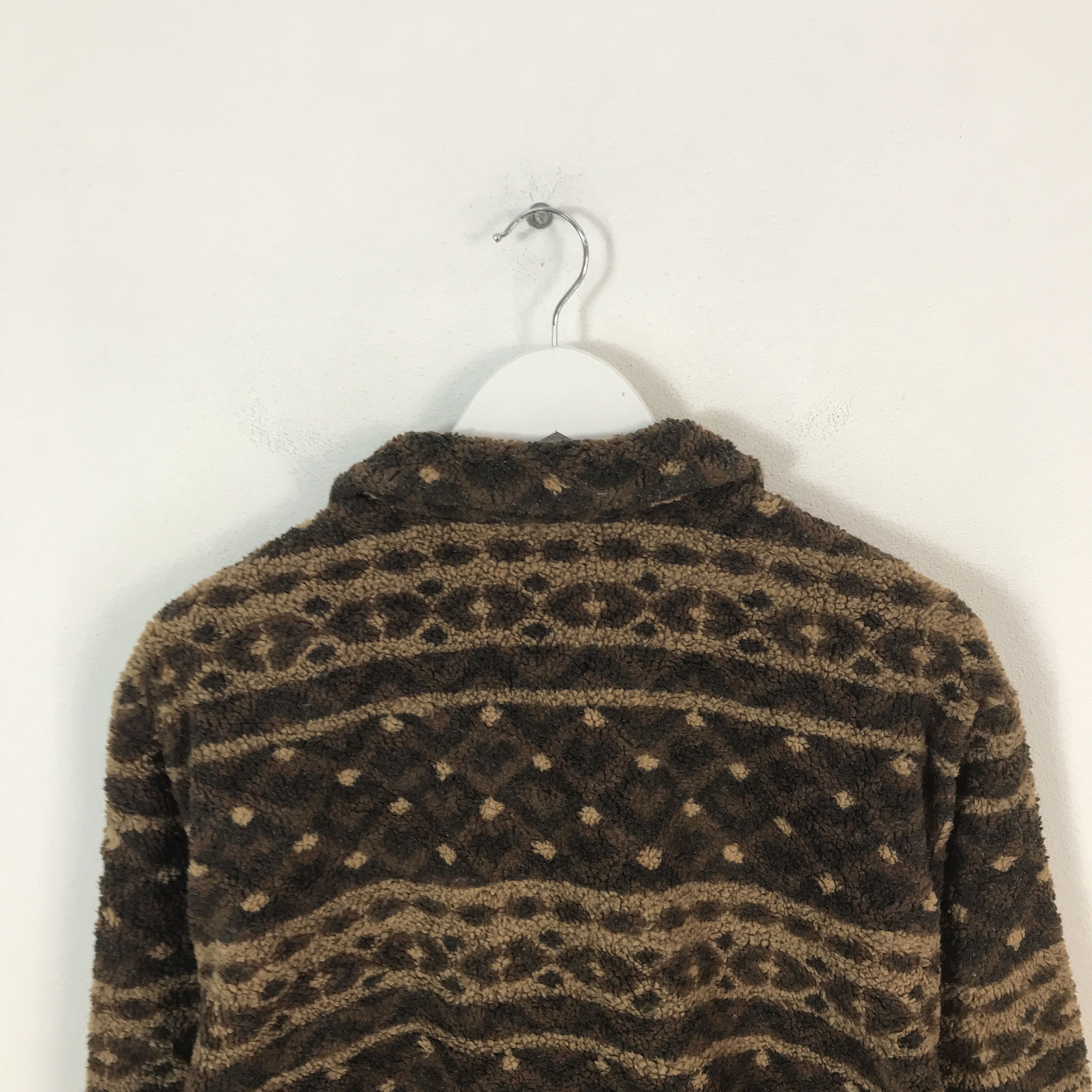 Woolrich Woolen Mills Vtg Woolrich Fleece Navajo Half Zipper sweater jacket Size XL / US 12-14 / IT 48-50 - 4 Thumbnail