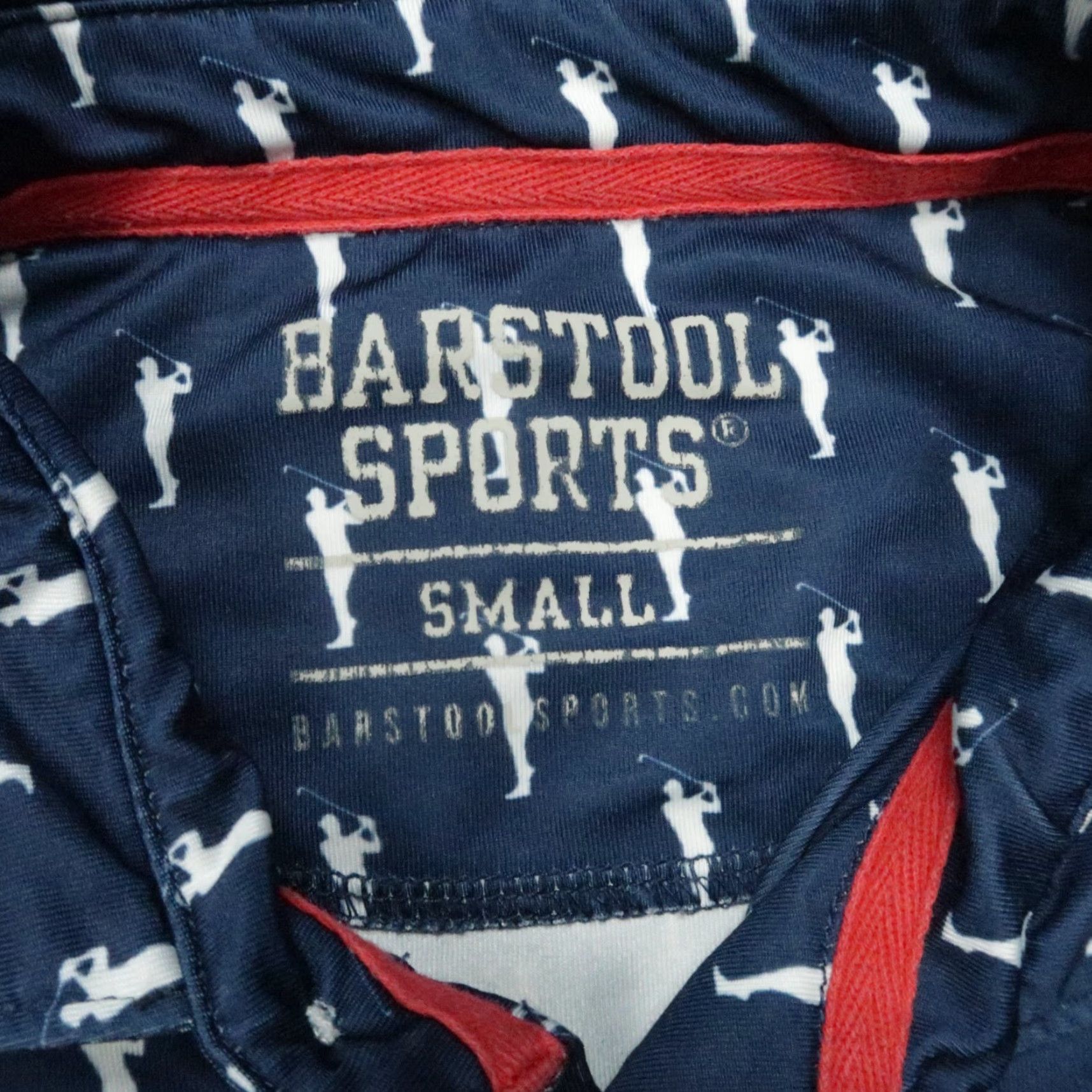 Vintage VINTAGE Barstool Sports Polo Shirt Mens Small Blue Golf Performance Casual Men's Size US S / EU 44-46 / 1 - 3 Thumbnail