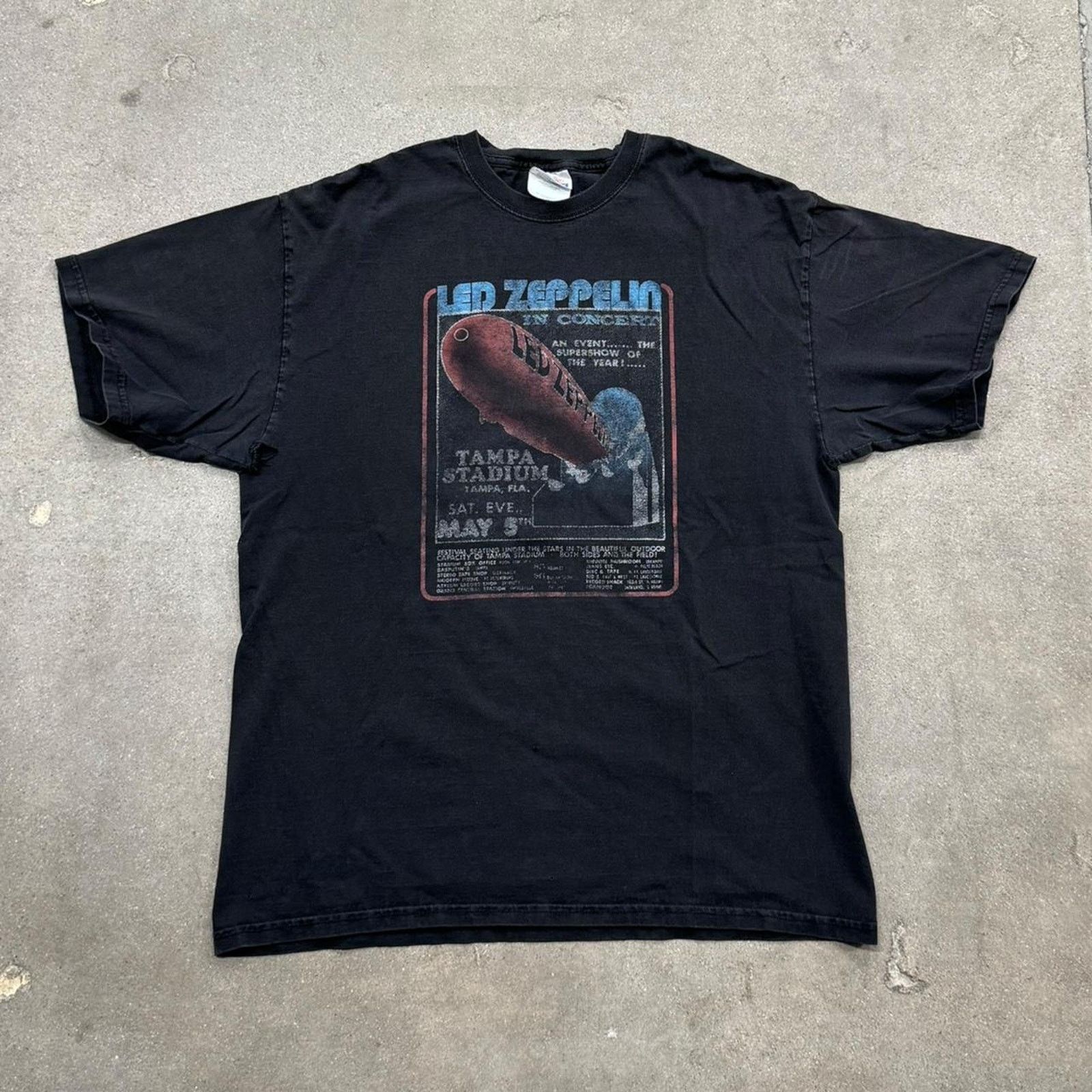 Vintage Vintage 90s Led Zeppelin Tee Size US L / EU 52-54 / 3 - 1 Thumbnail