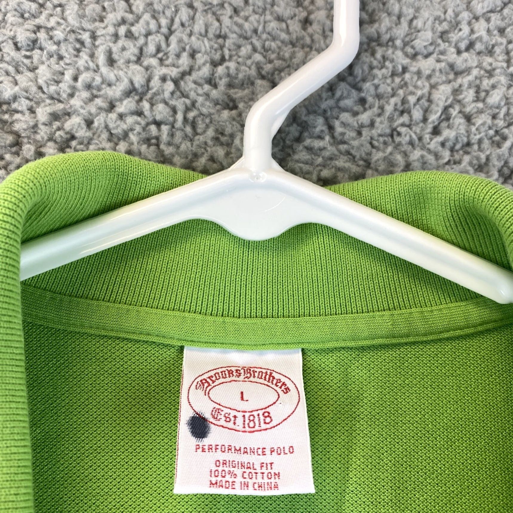 Brooks Brothers VINTAGE Brooks Brothers Polo Shirt Green Short Sleeve L Men Golf 43-19 Slimming Cotton Accessories? Size US L / EU 52-54 / 3 - 4 Thumbnail