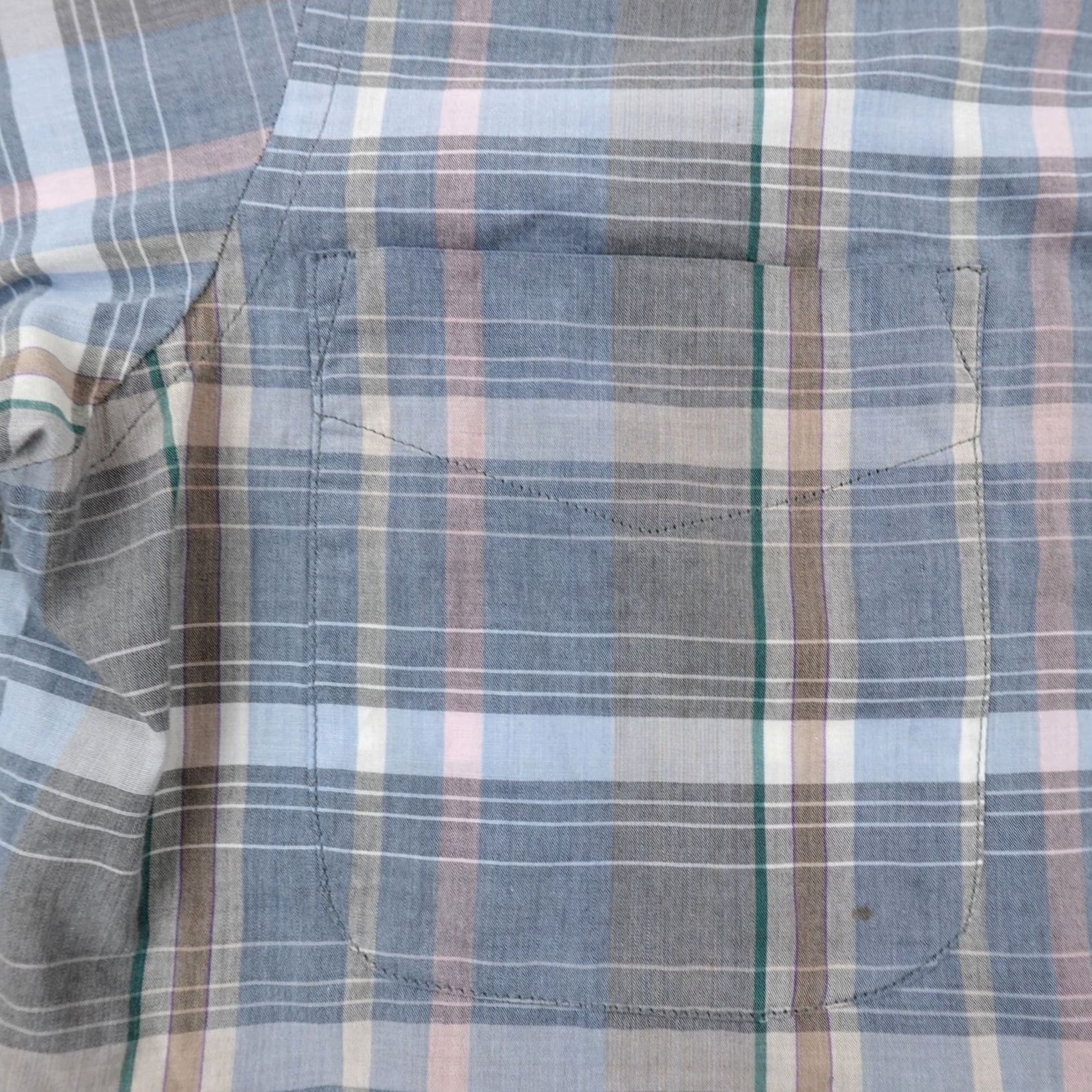 Van Heusen VTG Van Heusen Shirt Mens M Blue Short Sleeve Button Down Dress Shirt Preppy Casual Size US M / EU 48-50 / 2 - 3 Thumbnail