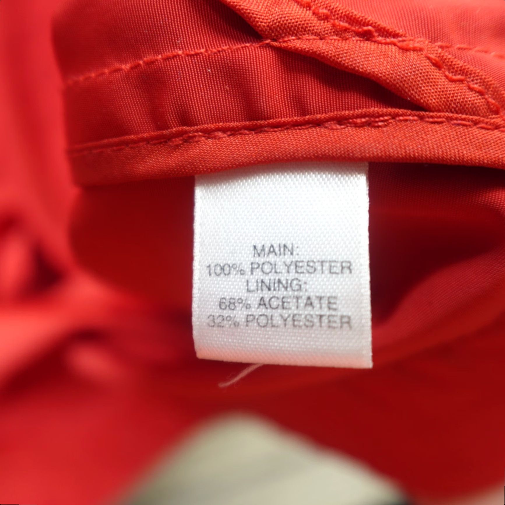 St. John St. John Womens Jacket Full Zip Windbreaker Medium Red Lightweight Casual Mid-Length Windbreaker, Red, M, Womens, Jacket Size M / US 6-8 / IT 42-44 - 3 Thumbnail