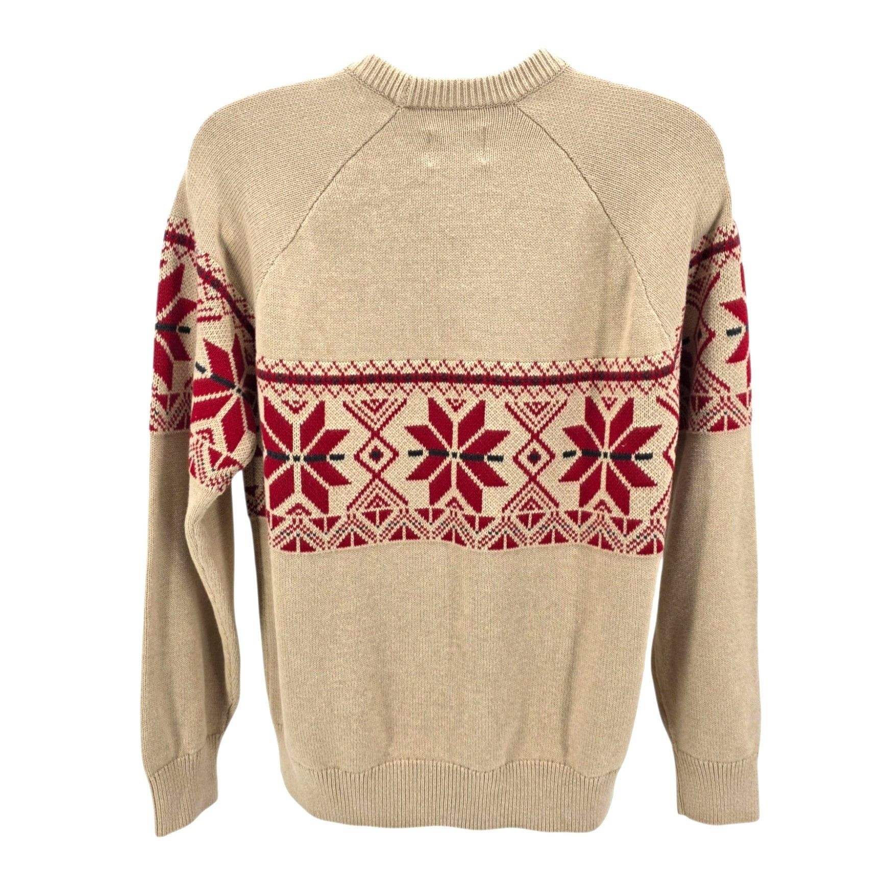 Eddie Bauer NEW Eddie Bauer Mens Large Sweater Classic Fair Isle Crew Kn Size US L / EU 52-54 / 3 - 3 Thumbnail
