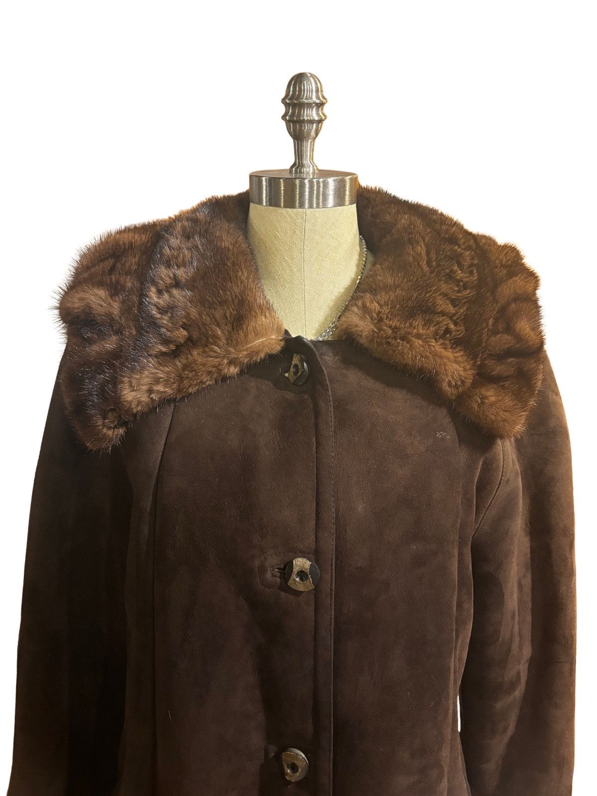 Other Women’s rich brown Winter Coat.wc0029 Size M / US 6-8 / IT 42-44 - 2 Thumbnail