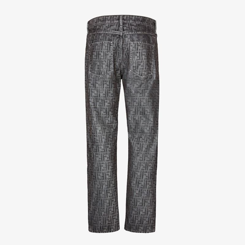 Fendi o1s1wg111225 Long Jeans in Grey Size US 32 / EU 48 - 2 Thumbnail