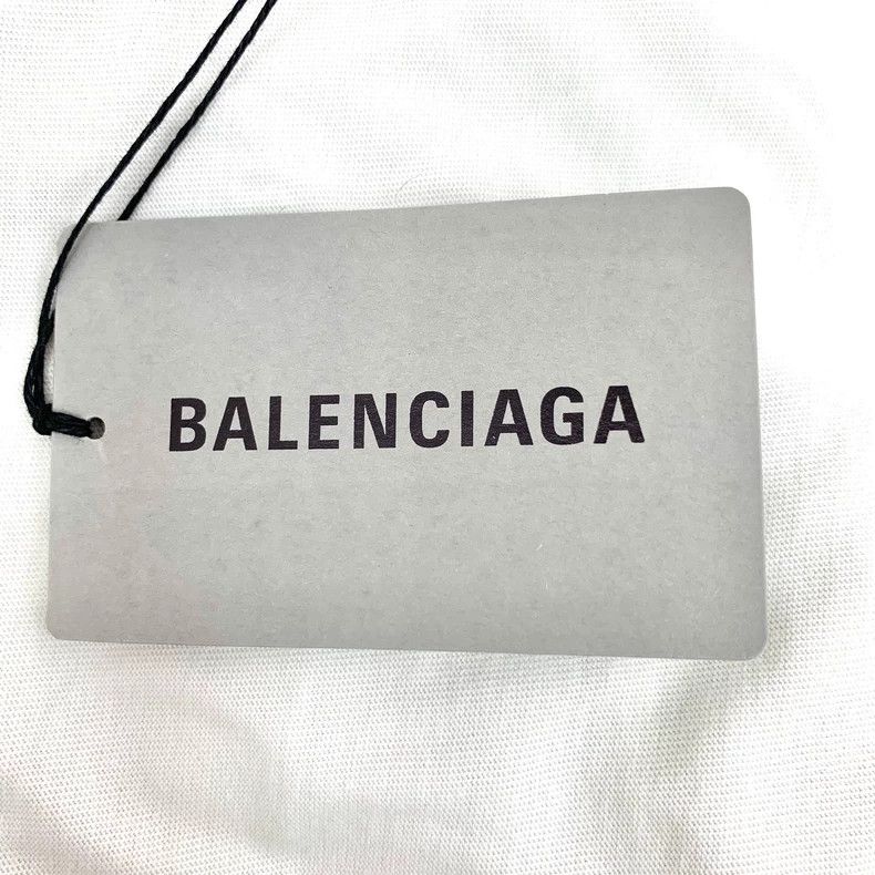 Other Balenciaga White logo monogram embroidered cotton crewneck Size US XS / EU 42 / 0 - 6 Thumbnail