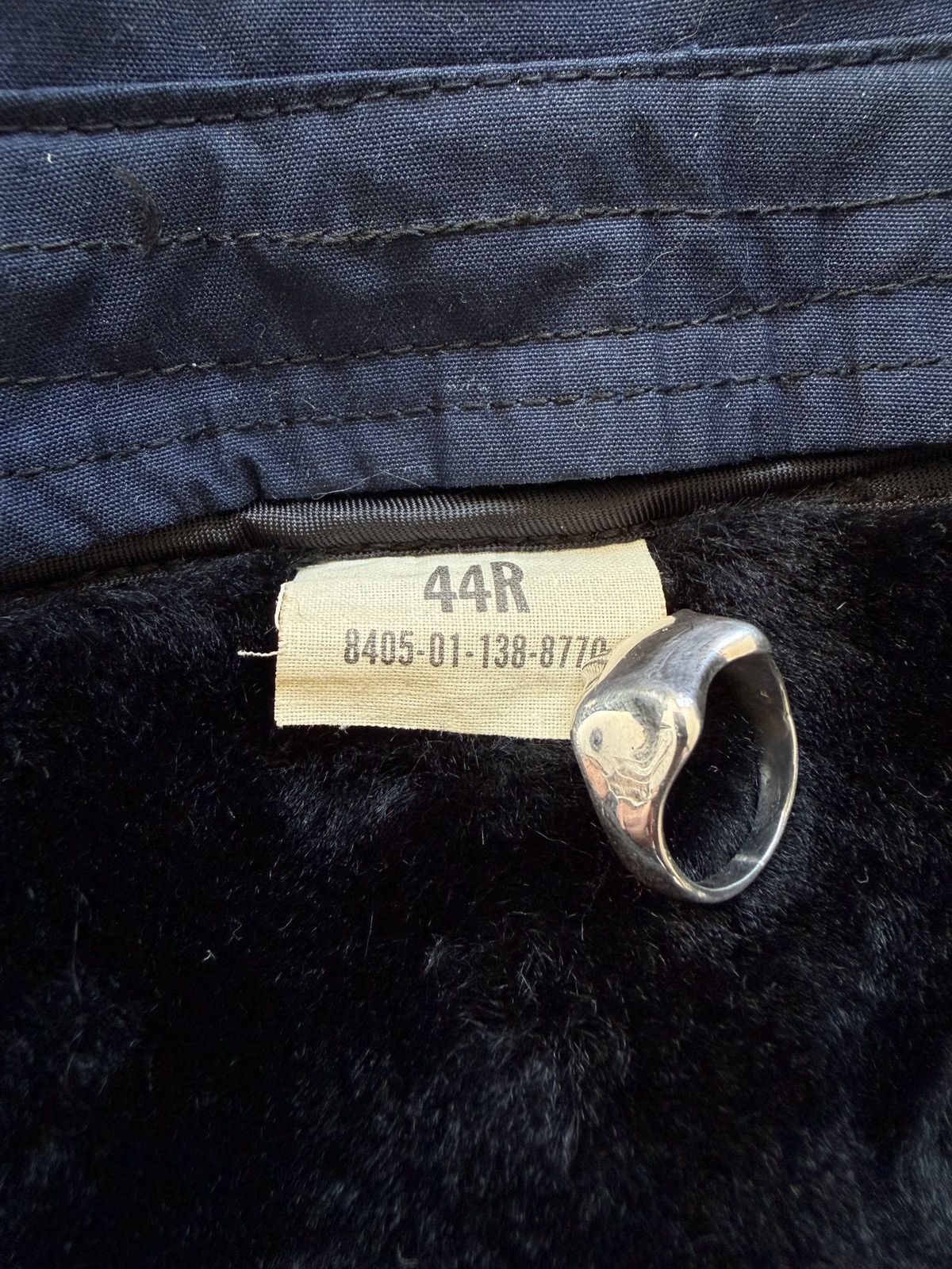 Vintage Vintage US Air Force All Weather Military Navy Trench Coat Size US L / EU 52-54 / 3 - 2 Thumbnail
