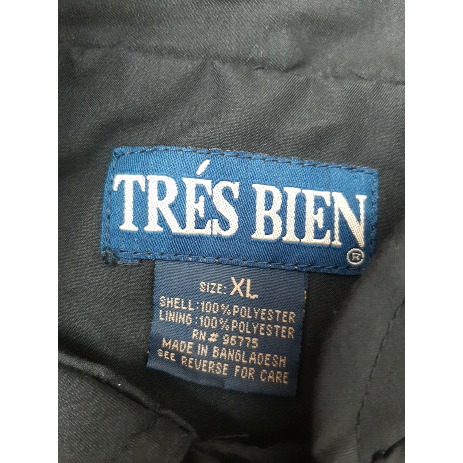 Tres Bien Tres Bien Homme Hoodie Jacket Zip Collar Black XL Mens Bear Hill Size US XL / EU 56 / 4 - 3 Thumbnail