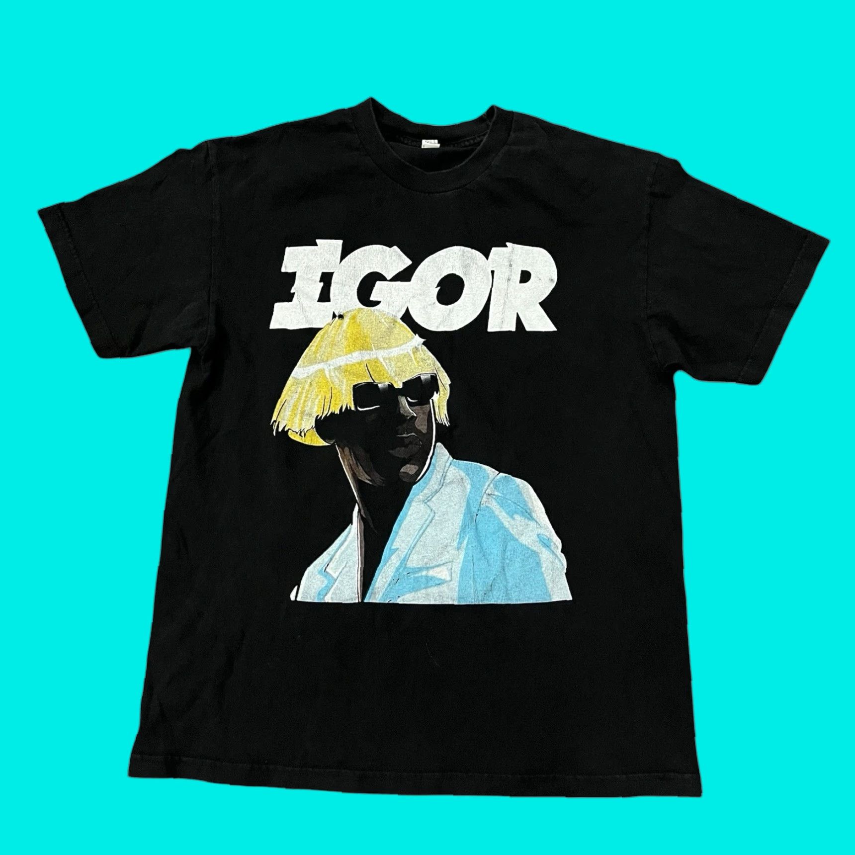 Vintage VINTAGE Tyler the Creator IGOR Golf Mens L T-Shirt Black Golf Wang Rap Tee Merch vtg Size US L / EU 52-54 / 3 - 1 Thumbnail