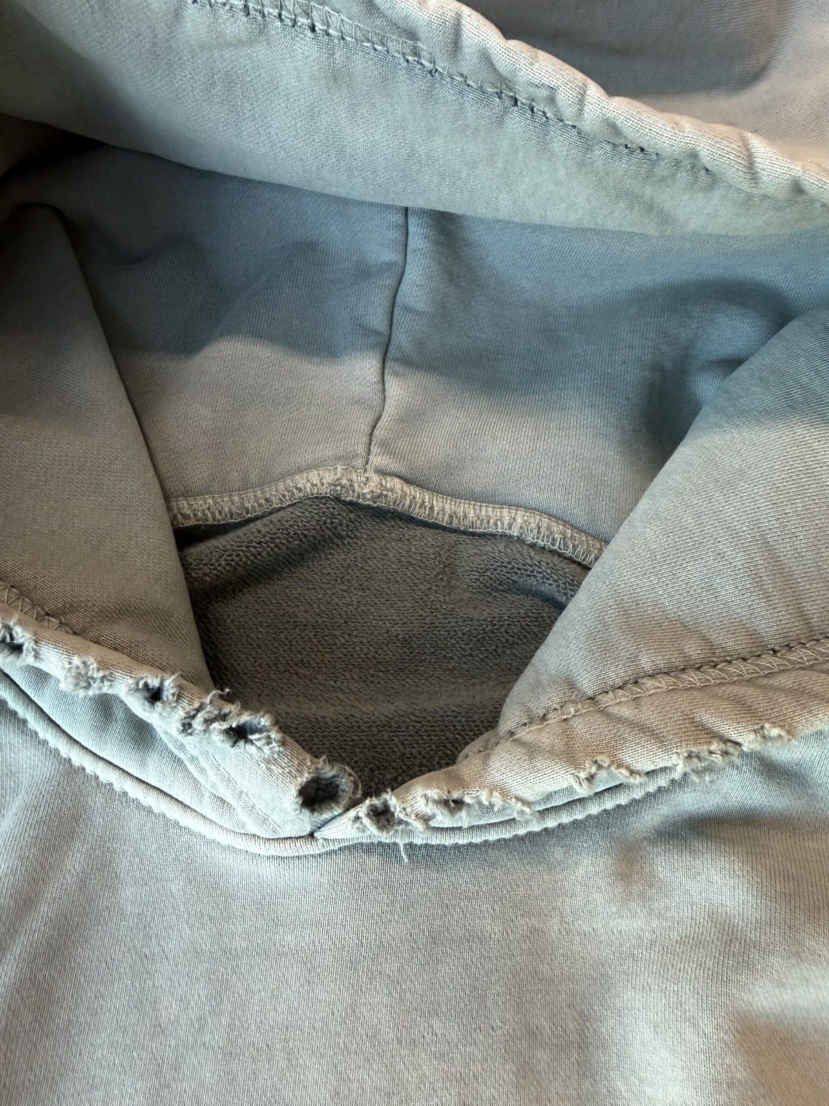 Vintage Vintage Faded Light Blue Hoodie Size US M / EU 48-50 / 2 - 6 Thumbnail