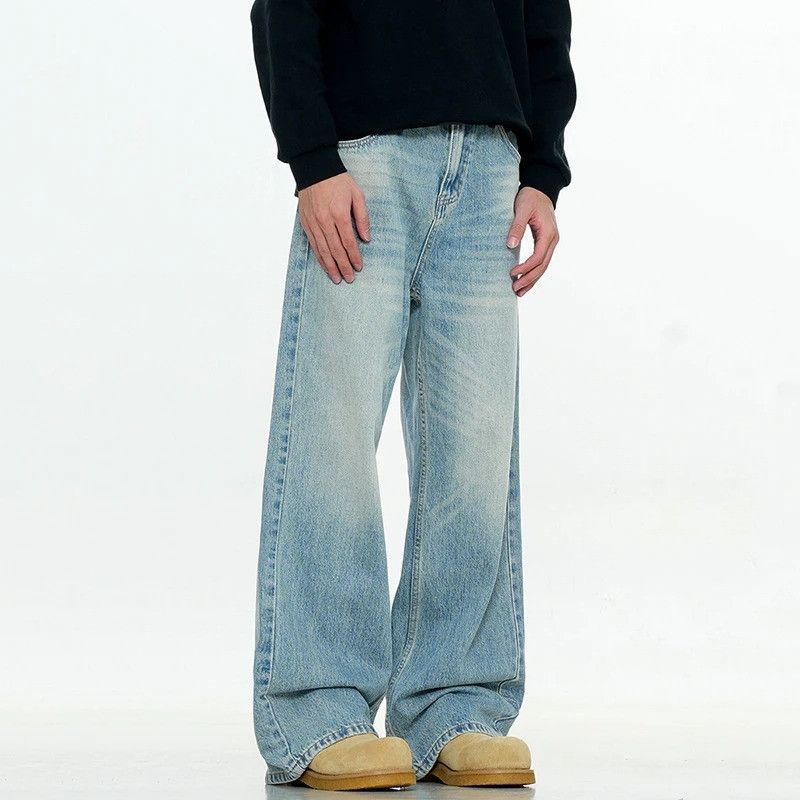 Jean Korean Style Casual Flare Jeans Size US 32 / EU 48 - 1 Thumbnail