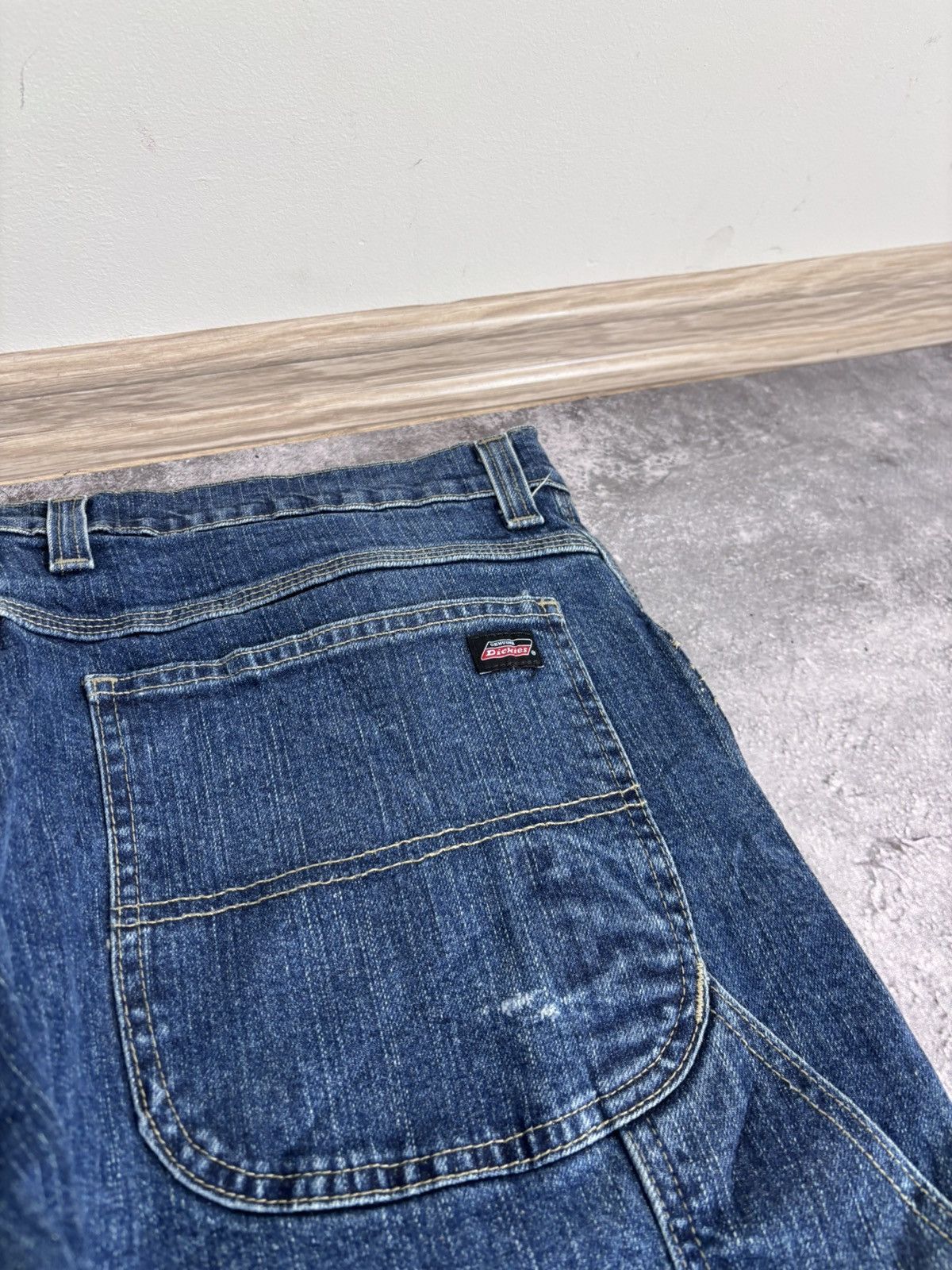 Dickies Dickies Y2K Hype Blue Carpenter Baggy Denim Jeans Size US 36 / EU 52 - 6 Thumbnail