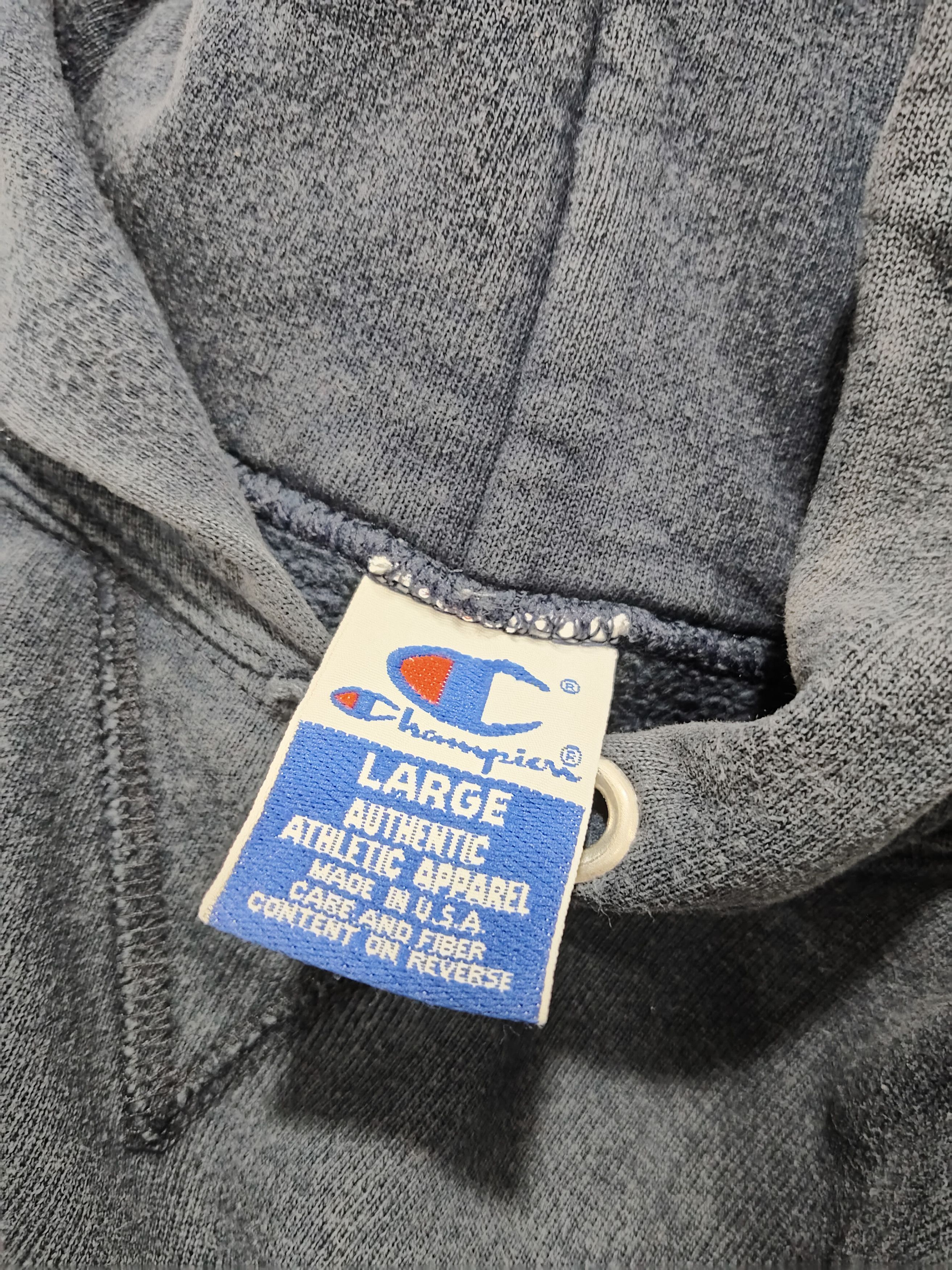 Champion × Vintage Vintage late 80s Champion Embroidery Logo Hoodie Sweatshirt Size US L / EU 52-54 / 3 - 5 Thumbnail