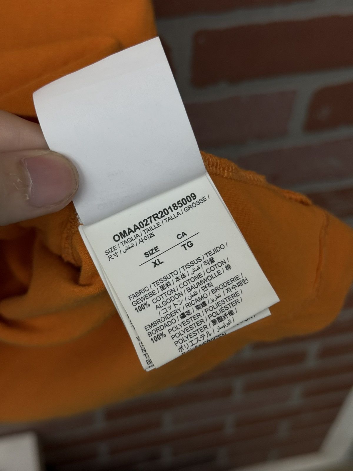 Off-White Off White Virgil Abloh Tee Shirt Size XL Pre Owned 🧼 Size US XL / EU 56 / 4 - 12 Thumbnail