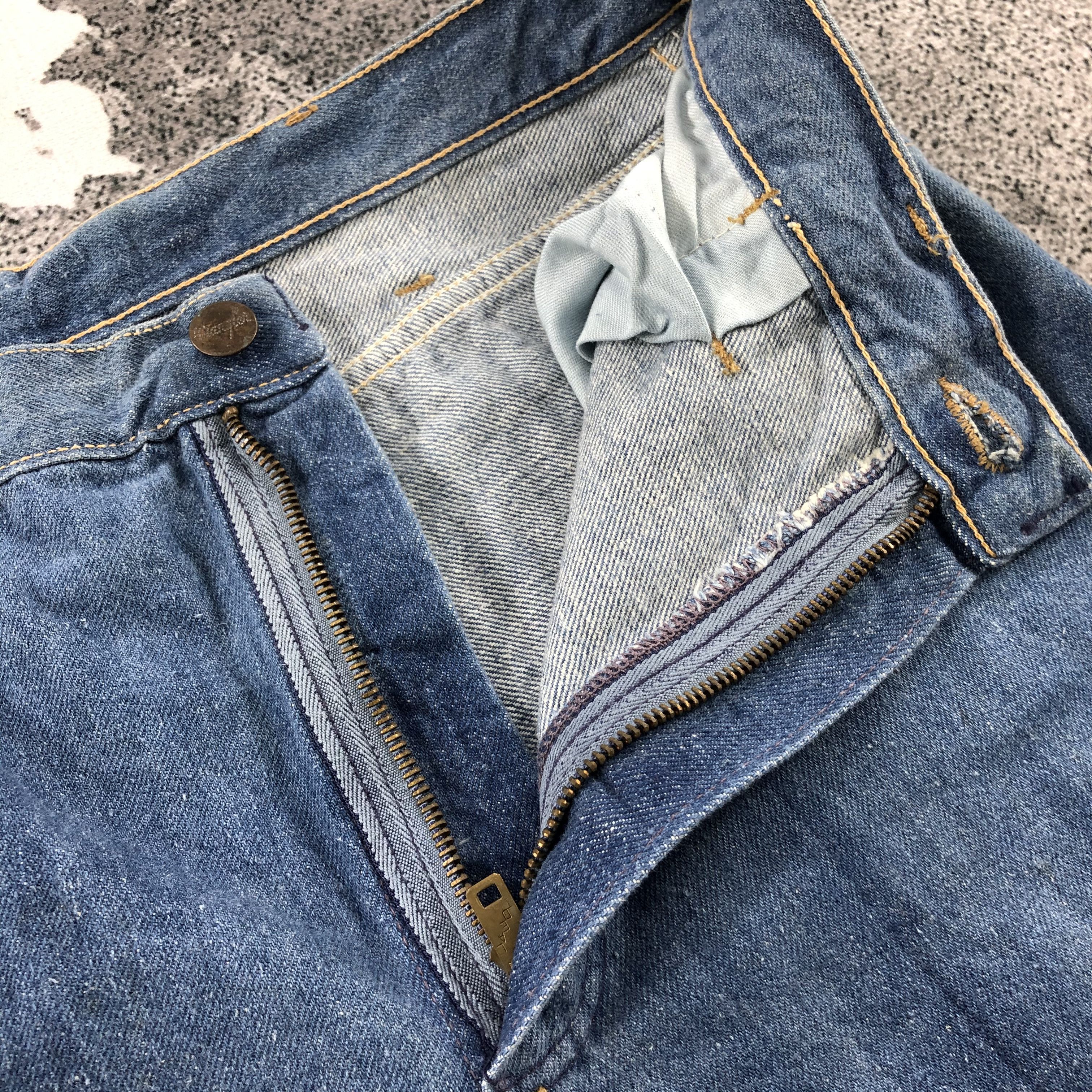 Wrangler Vintage Wrangler Jeans Blue Wash Flare Denim KJ685 Size US 29 - 7 Thumbnail