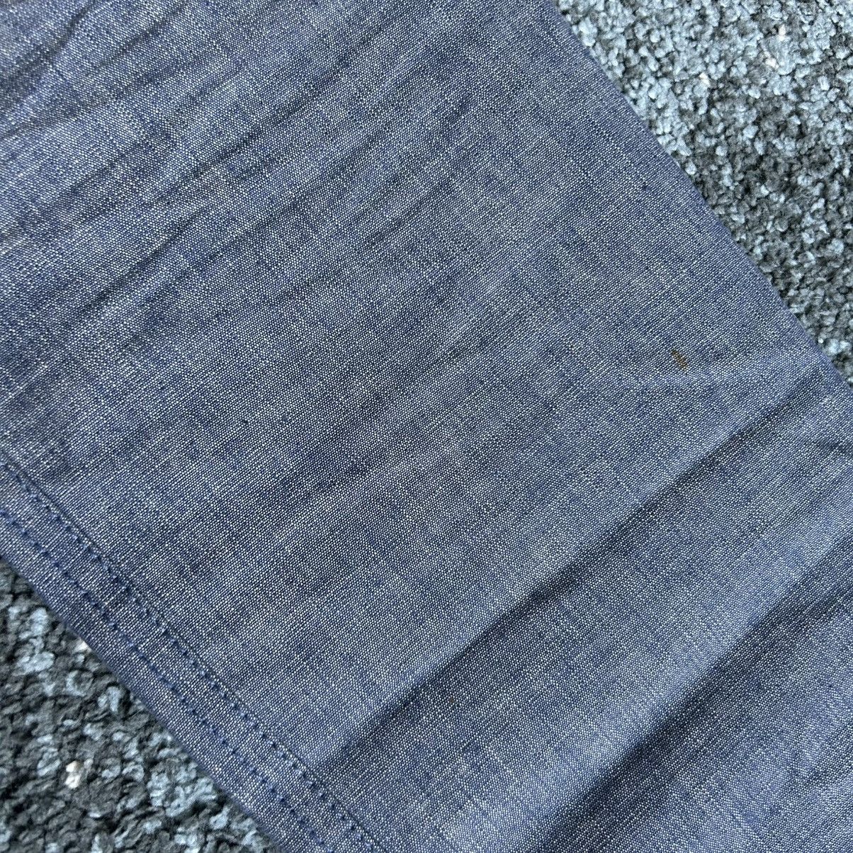 Naked & Famous 2013 Made in Canada 10 oz Selvedge Chambray Japanese Denim Size US 32 / EU 48 - 15 Thumbnail