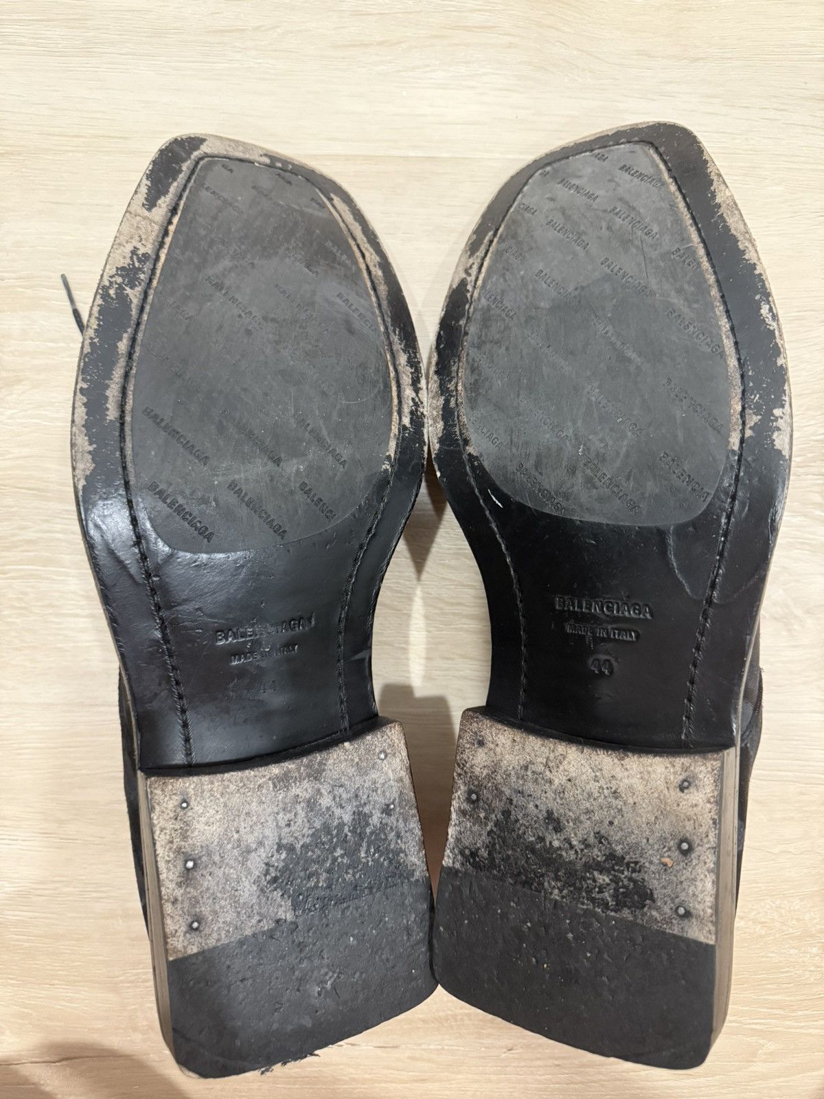 Balenciaga Balenciaga I Heart Paris Canvas Loafers Size US 11 / EU 44 - 14 Thumbnail