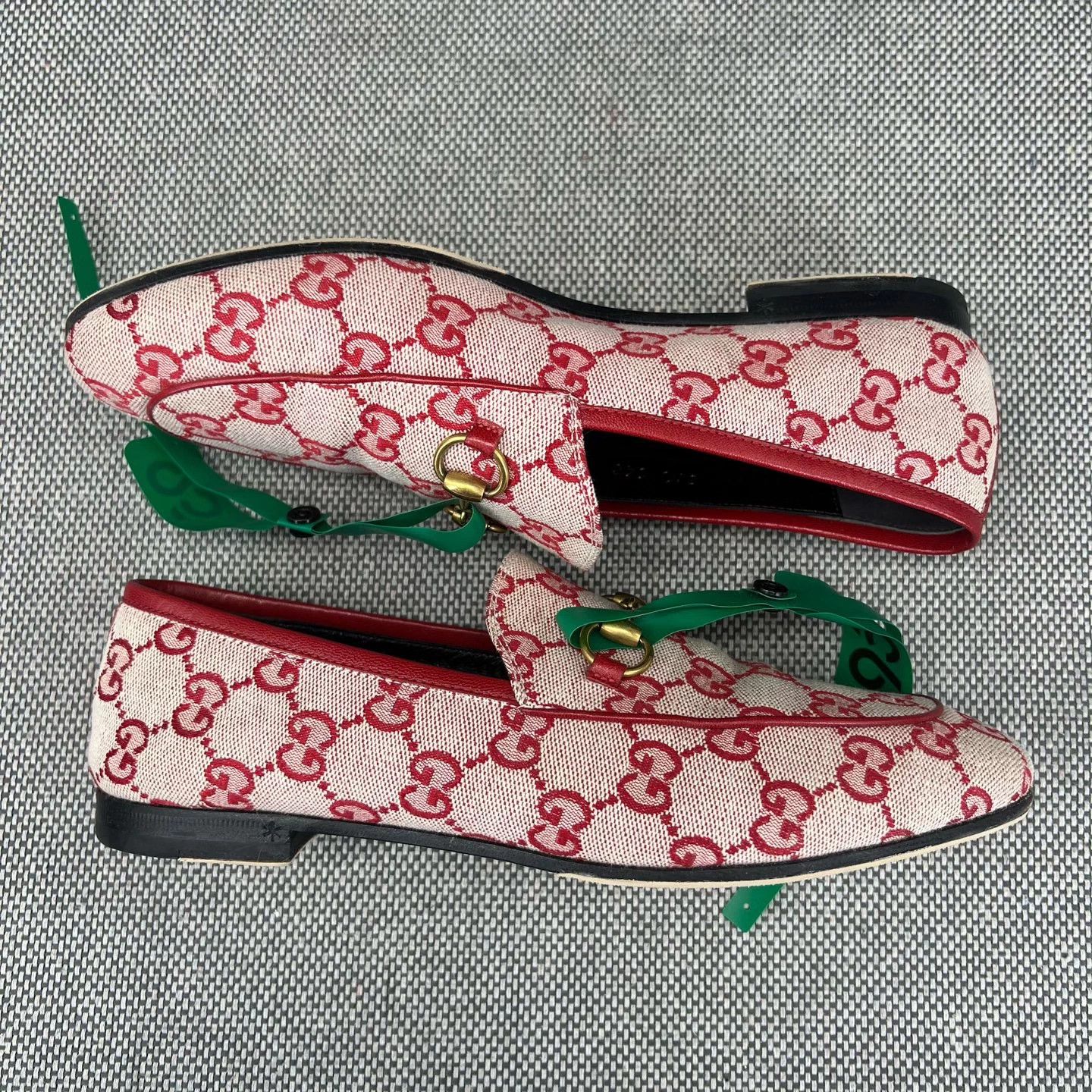 Gucci GUCCI Jordaan All Over Pink Loafer 37.5 Boxed Size US 7.5 / IT 37.5 - 3 Thumbnail
