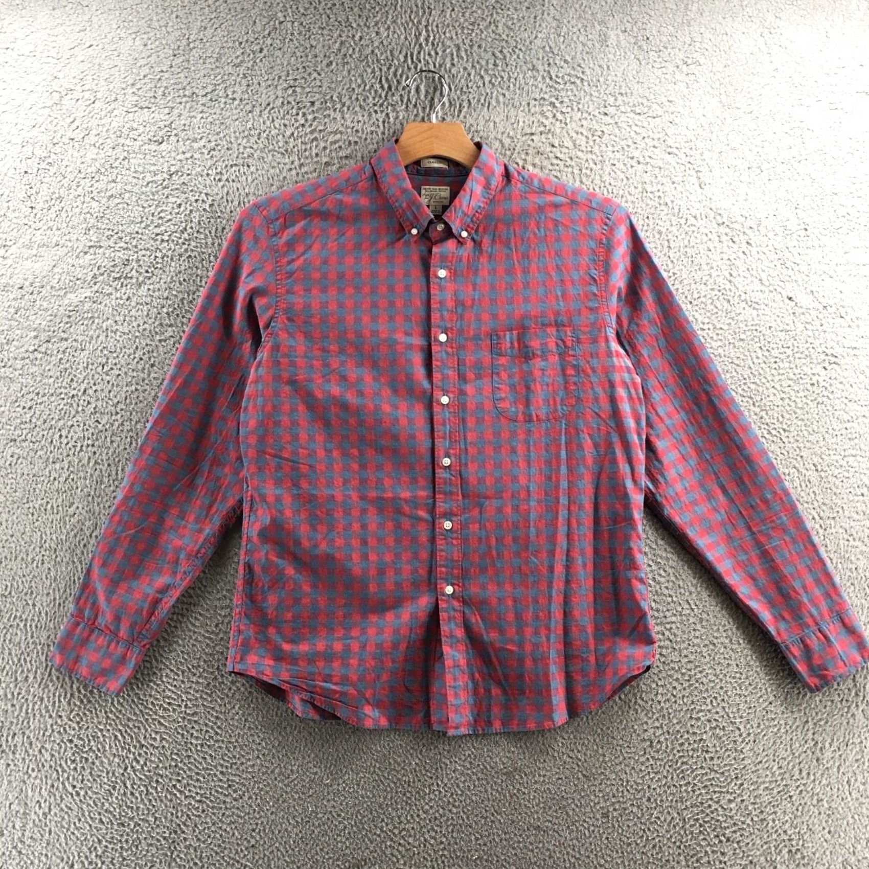 J.Crew J.CREW Shirt Mens Large Secret Wash Multicolor Gingham Button-Down Long Sleeve Shirt Size US L / EU 52-54 / 3 - 2 Thumbnail