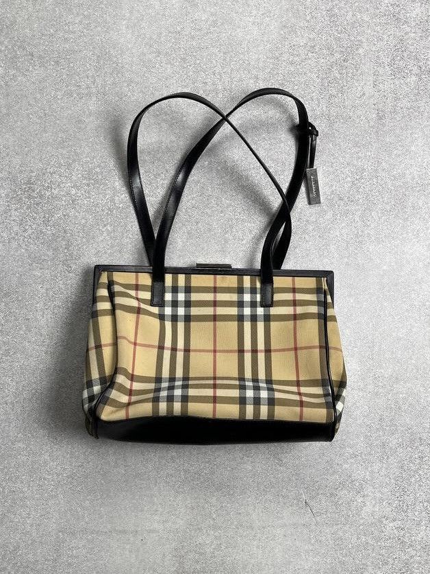 Burberry × Vintage VINTAGE BURBERRY NOVA CHECK GENUINE LEATHER BAG OS Size ONE SIZE - 1 Thumbnail