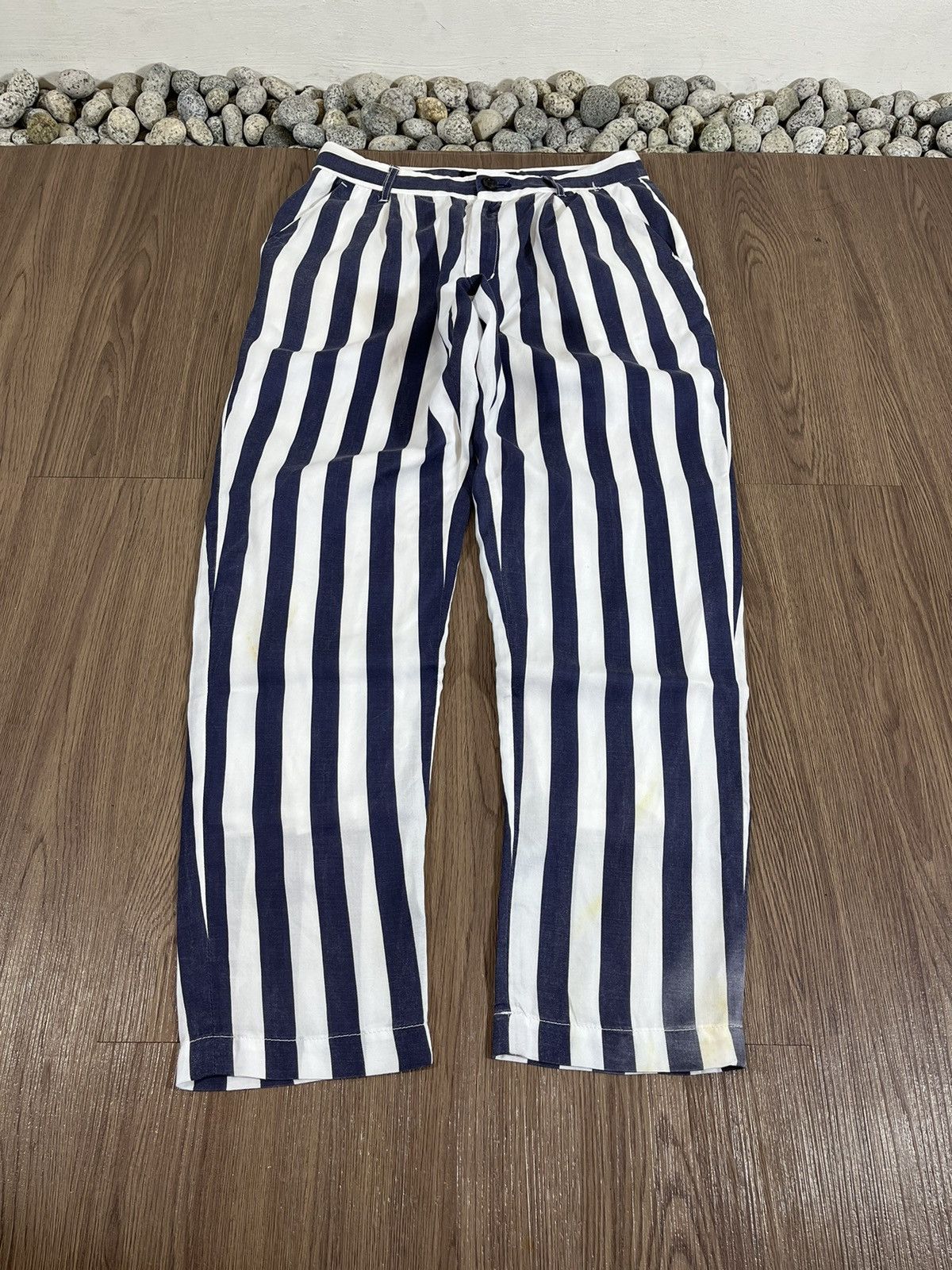 Hysteric Glamour Hysteric Glamour Blue/White Striped Pants Size US 28 / EU 44 - 5 Thumbnail