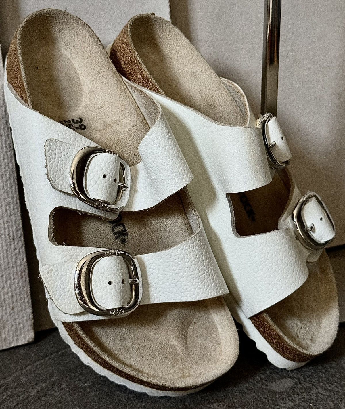 Chrome Hearts Chrome Hearts - Birkenstock Arizona - Leather Sandals Size US 7 / EU 40 - 11 Thumbnail
