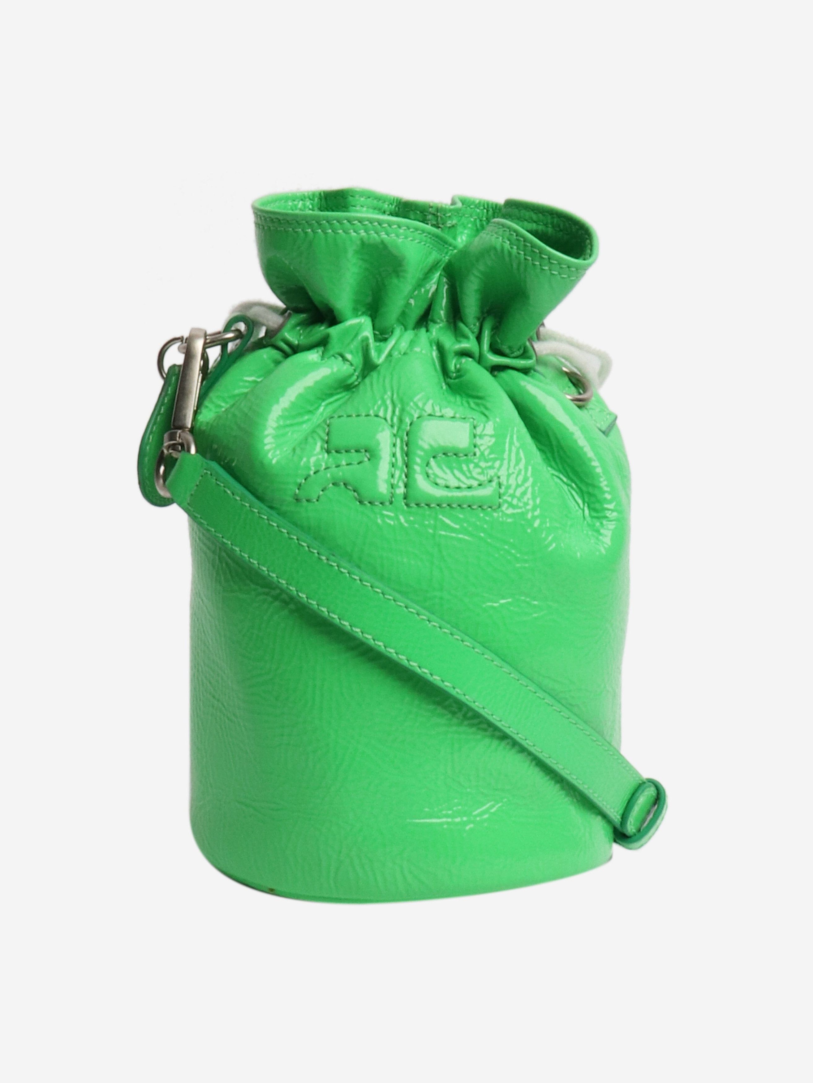 Other Acid green patent leather toggle bucket bag Size ONE SIZE - 1 Thumbnail