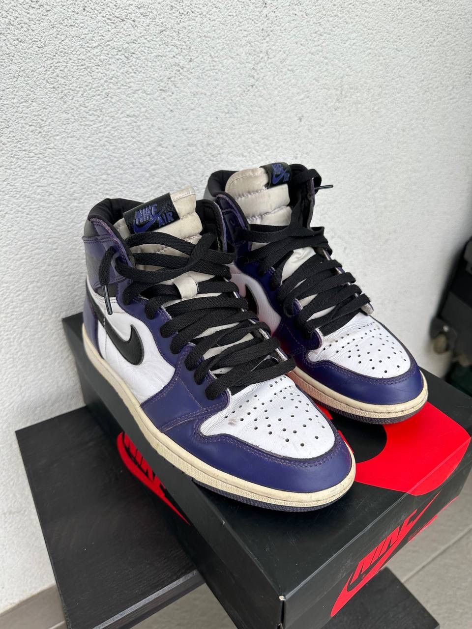 Nike Jordan 1 High Court Purple Size US 8.5 / EU 41-42 - 4 Thumbnail