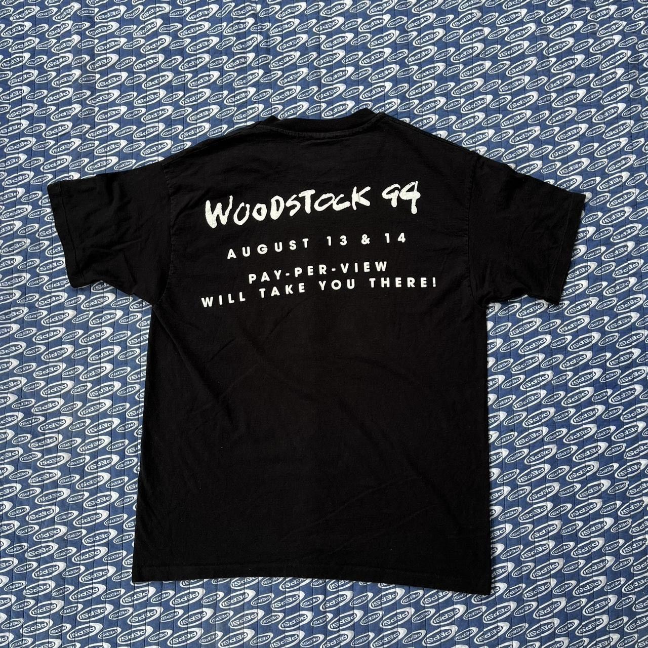 Band Tees × Vintage Vintage 1994 Woodstock Music Festival Band Rare T Shirt Size US L / EU 52-54 / 3 - 5 Thumbnail