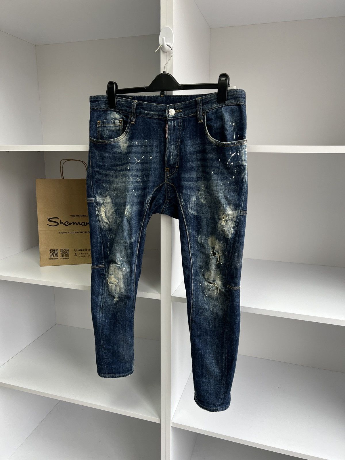 Dsquared2 × Vintage Vintage Dsquared2 Luxury Denim Jeans Size US 34 / EU 50 - 3 Thumbnail