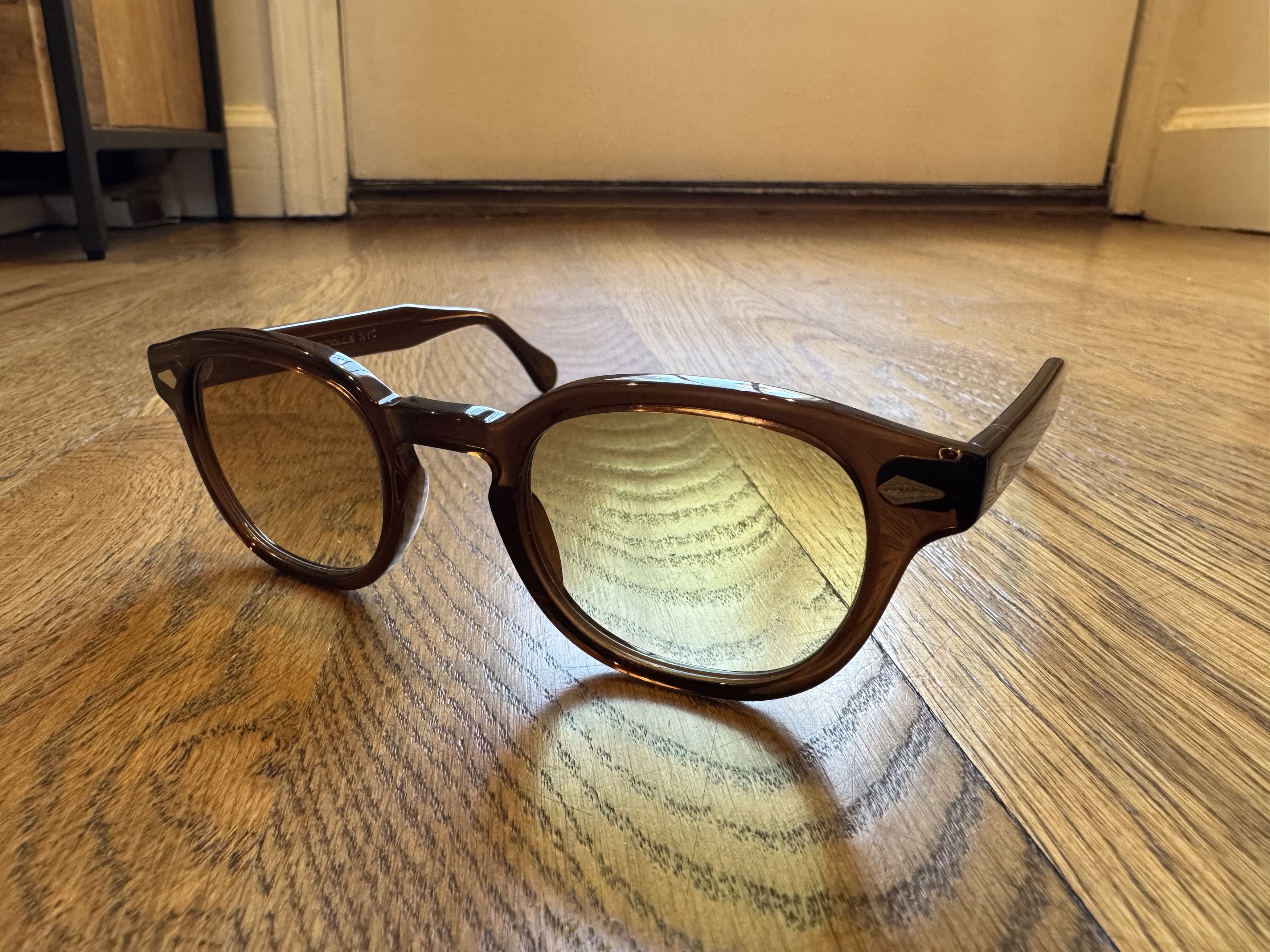 Moscot Moscot Lemtosh Monochrome Brown Sunglasses 46 mm (Average) Size ONE SIZE - 4 Thumbnail