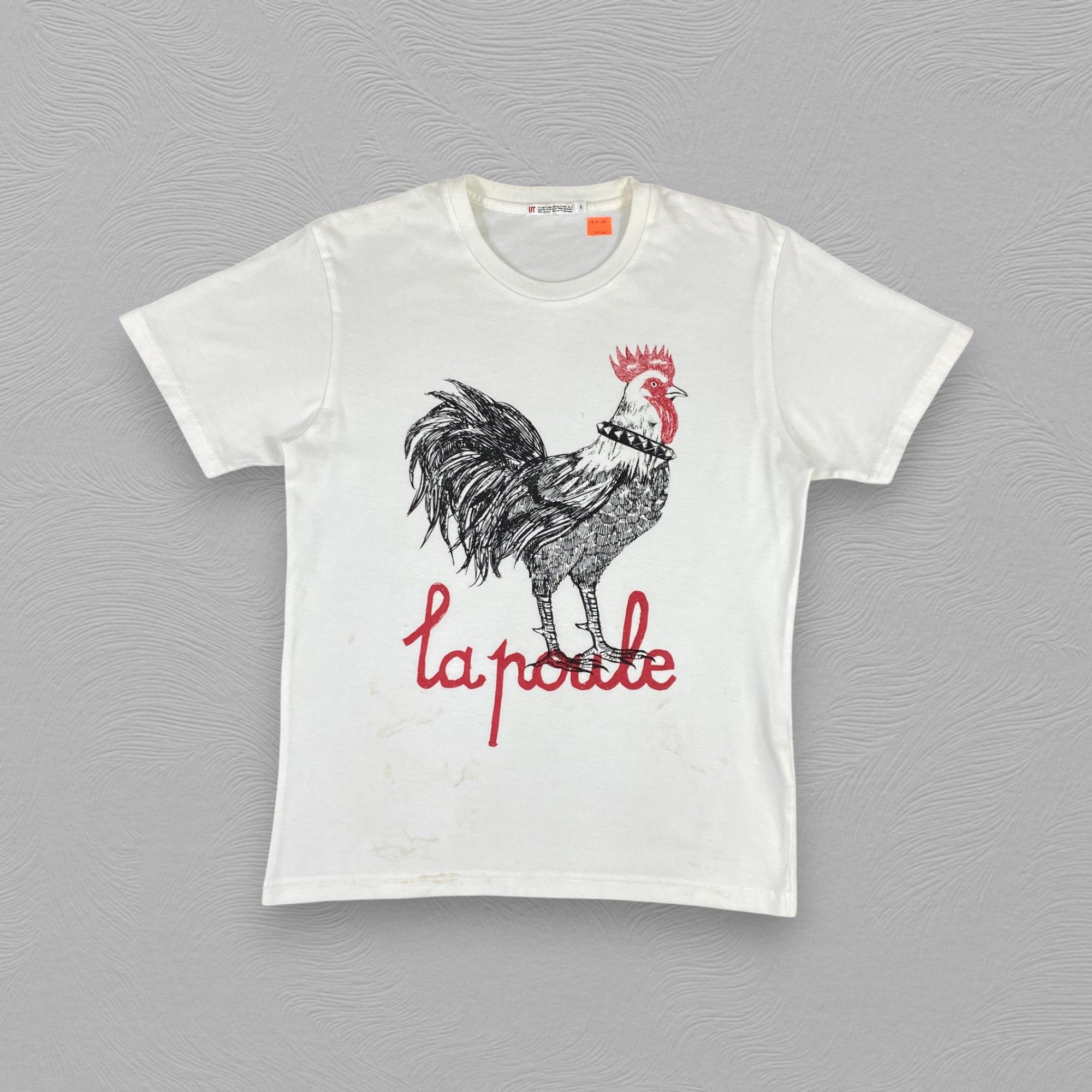 Japanese Brand Uniqlo La Poule Rooster T-Shirt - L024 Size US S / EU 44-46 / 1 - 1 Thumbnail