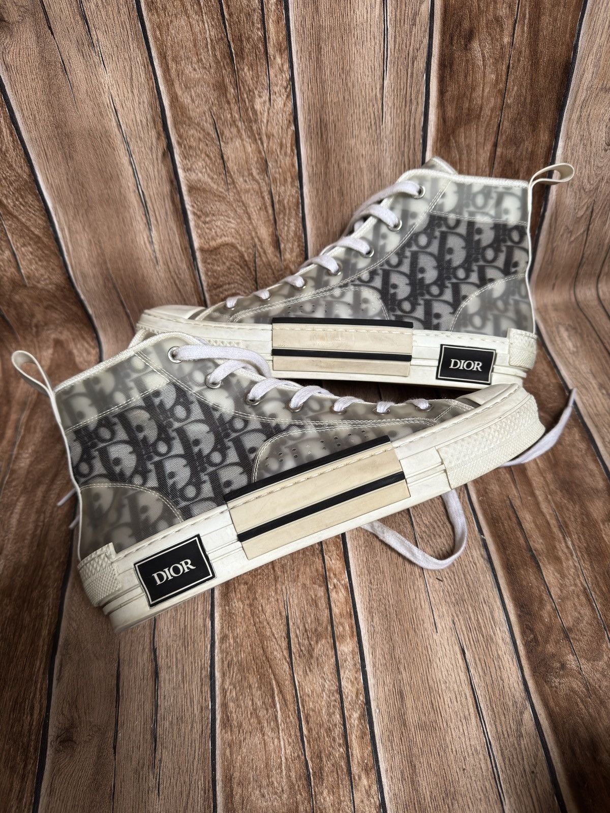 Dior b23 Oblique trainers black/white Size US 7.5 / EU 40-41 - 3 Thumbnail
