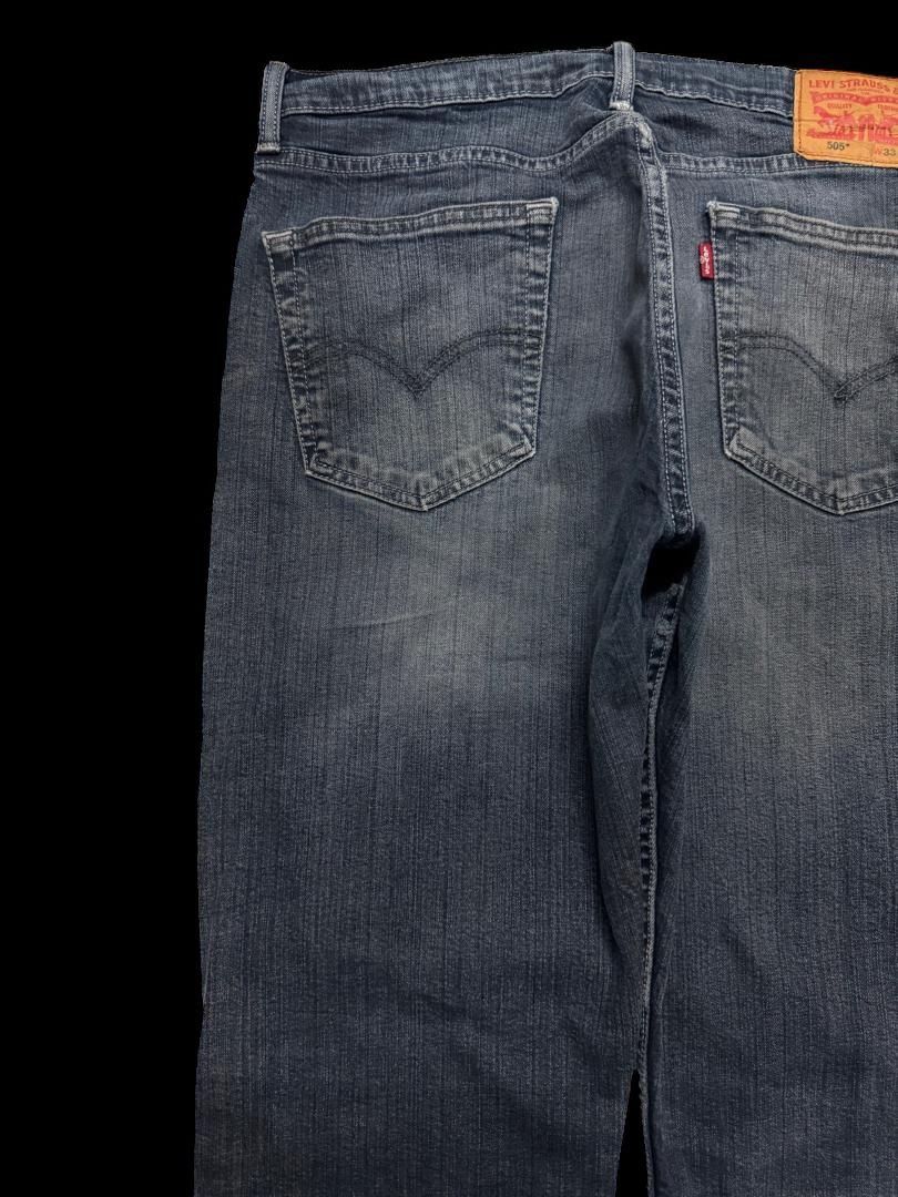 Levi's GRUNGE Vintage Y2K Levi’s Rusty Thrashed Distress Dark Jean Size US 33 - 18 Thumbnail