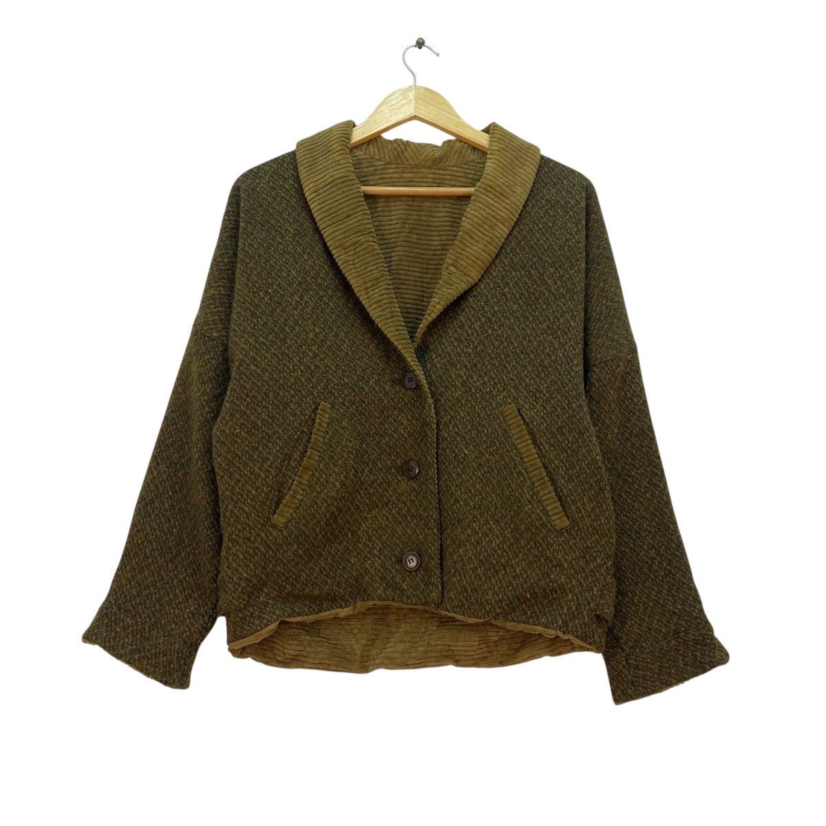 Japanese Brand 💥Vintage Anne Dupuy Wool Cardigan Button Down Jacket Size US M / EU 48-50 / 2 - 1 Thumbnail