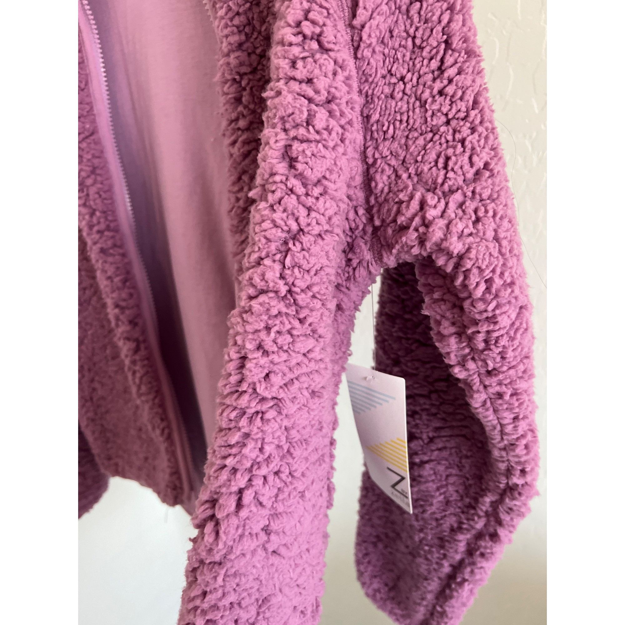Other Z By Zella Pink Faux Shearling Zip Front Jacket Size S / US 4 / IT 40 - 7 Thumbnail