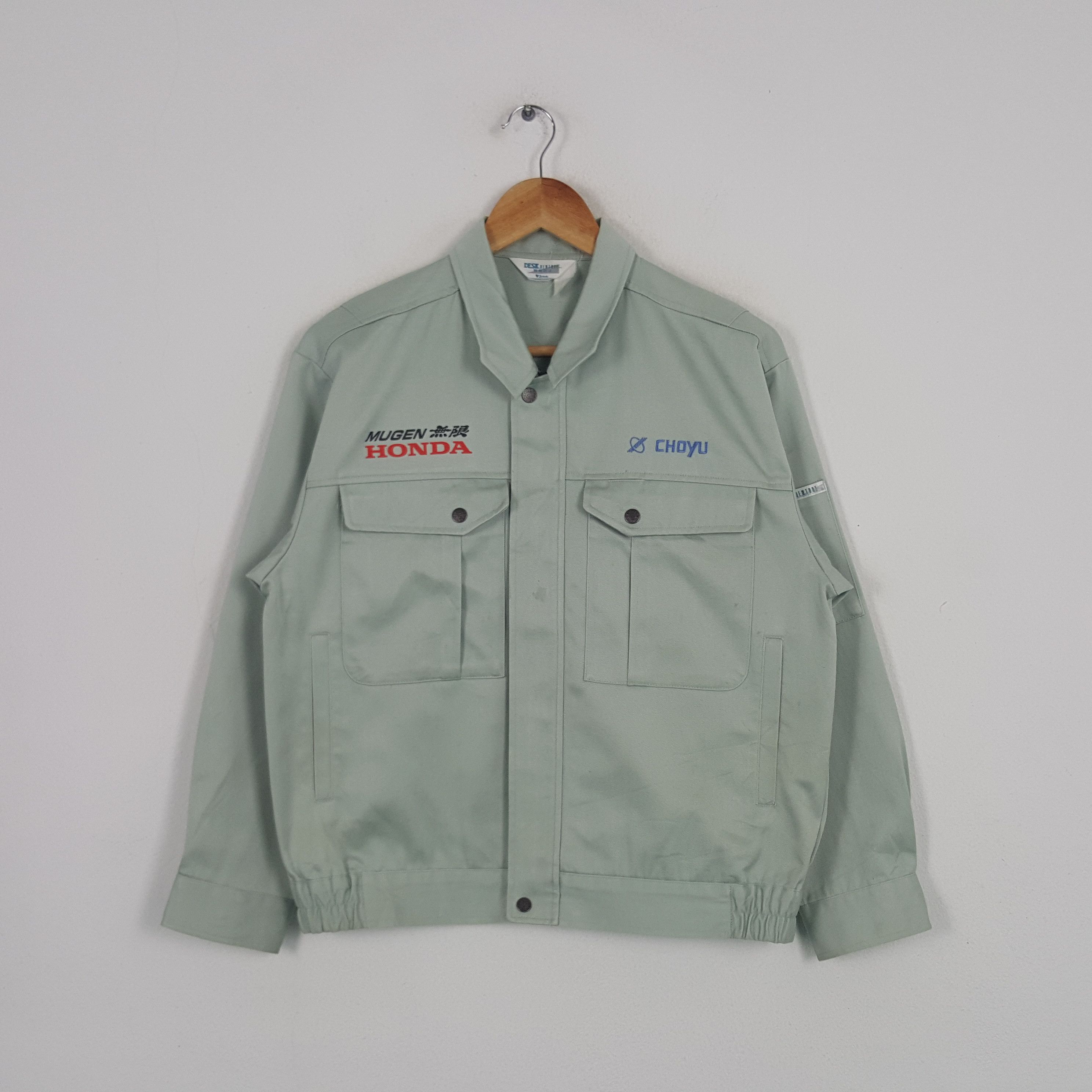 Honda × Japanese Brand × Vintage Vintage Mugen Honda Japanese Racing Team Custom Art Jacket Size US M / EU 48-50 / 2 - 3 Thumbnail
