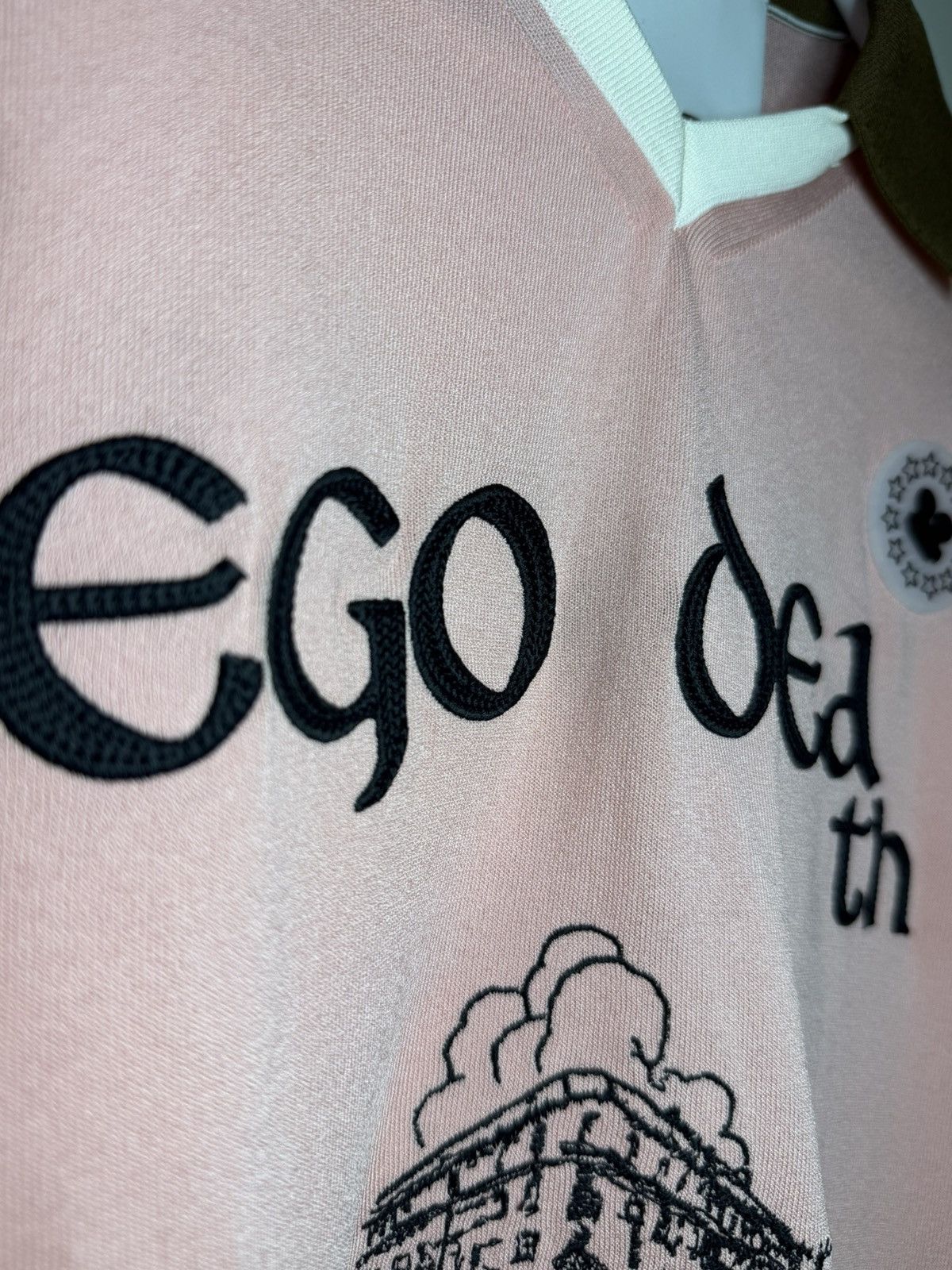 Paly Hollywood EGO DEATH SOCCER JERSEY - PINK Size US M / EU 48-50 / 2 - 4 Thumbnail