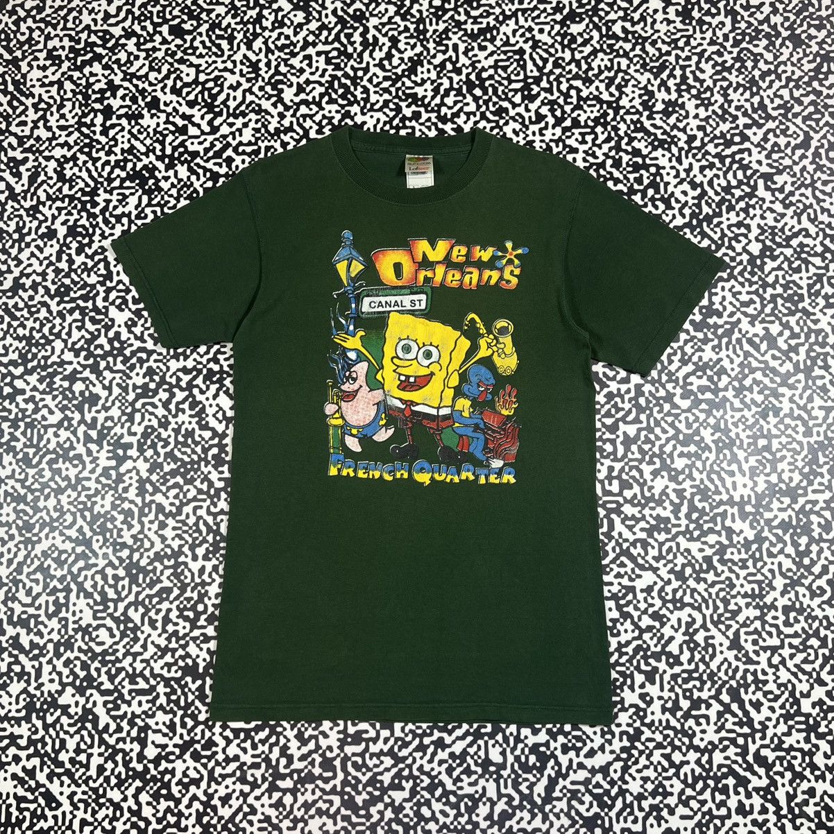 Vintage Vintage 00s Sponge Bob Cartoon Retro T-shirt Y2K Humor Style Size US S / EU 44-46 / 1 - 1 Thumbnail