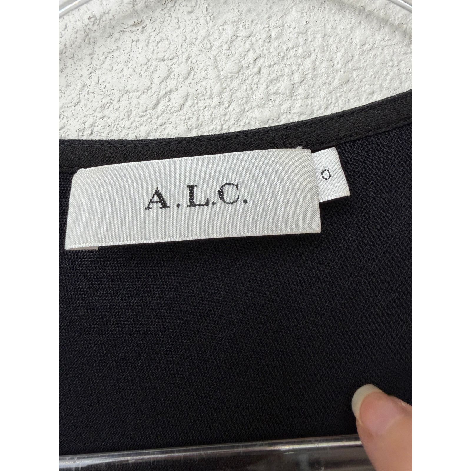 A.L.C. A.L.C. Wilder Black Wrap Flare Jumpsuit Womens 0 Size XS / US 0-2 / IT 36-38 - 10 Thumbnail