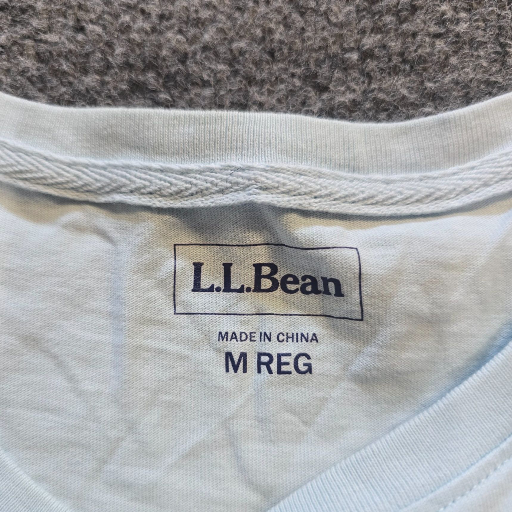 Vintage L.L. Bean Top Womens Medium Blue Logo Long Sleeve Crew Neck Outdoors Casual Shirt Shirt? Size M / US 6-8 / IT 42-44 - 4 Thumbnail