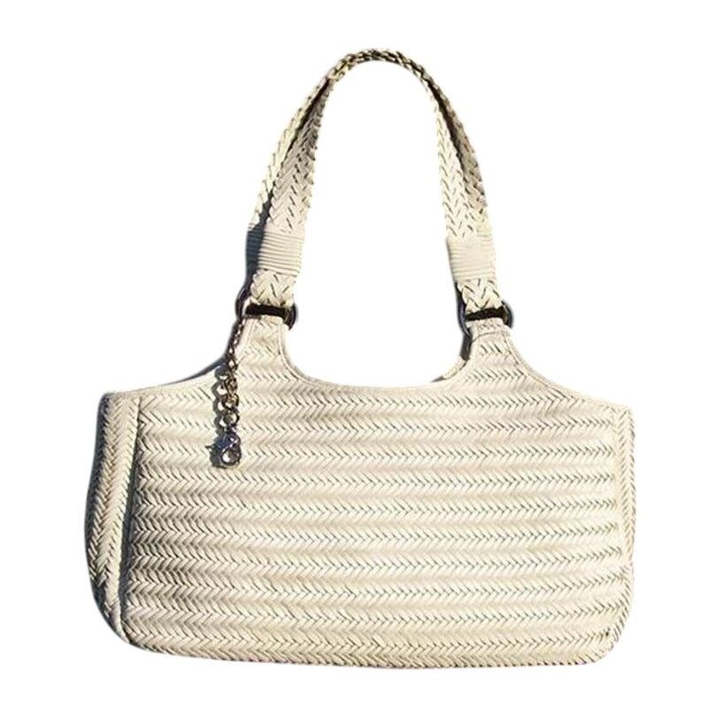 Donald Pliner Donald Pliner Woven Leather Purse Handbag Shopper Tote $595 Size ONE SIZE - 1 Thumbnail