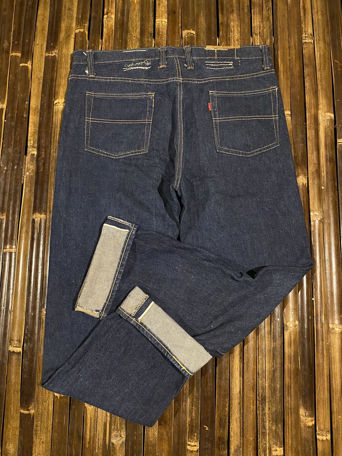 image of Big John Selvedge Denim Jeans in Blue, Men's (Size 38)