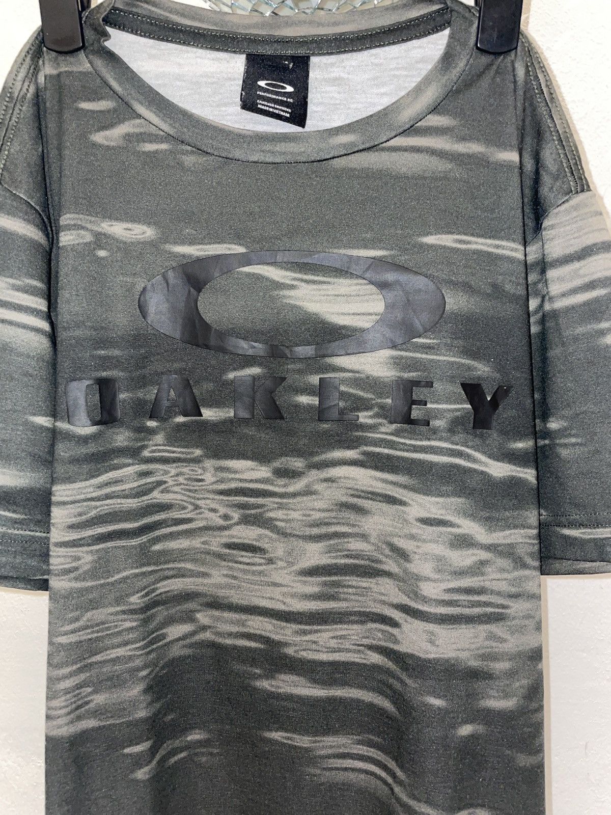 Oakley Vintage y2k Oakley Liquid Camo Boiler Room Shirt Rave Size US M / EU 48-50 / 2 - 2 Thumbnail