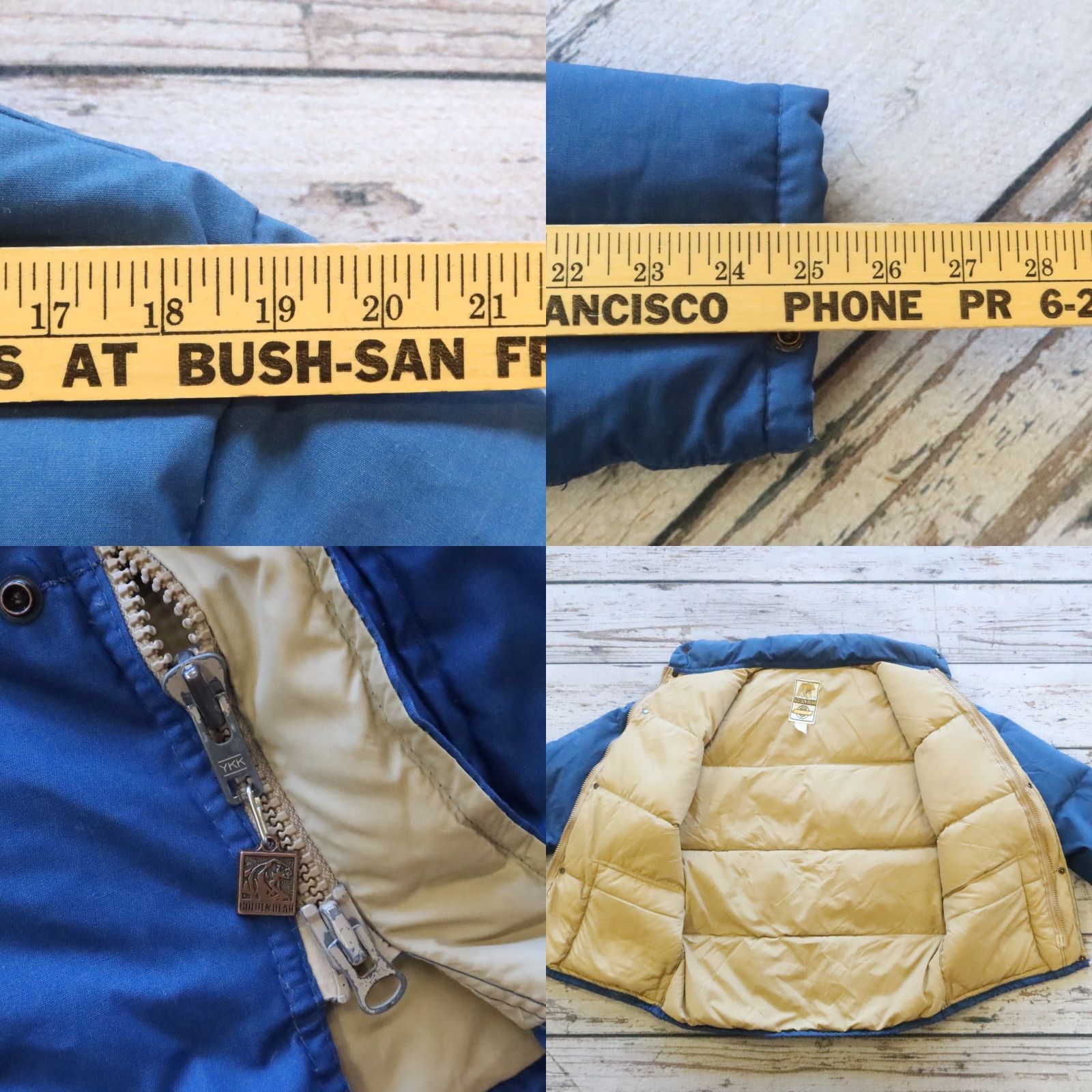 Golden Bear Vintage Golden Bear Puffer Jacket Mens M Blue - Jacket - Made in USA Size US M / EU 48-50 / 2 - 8 Thumbnail
