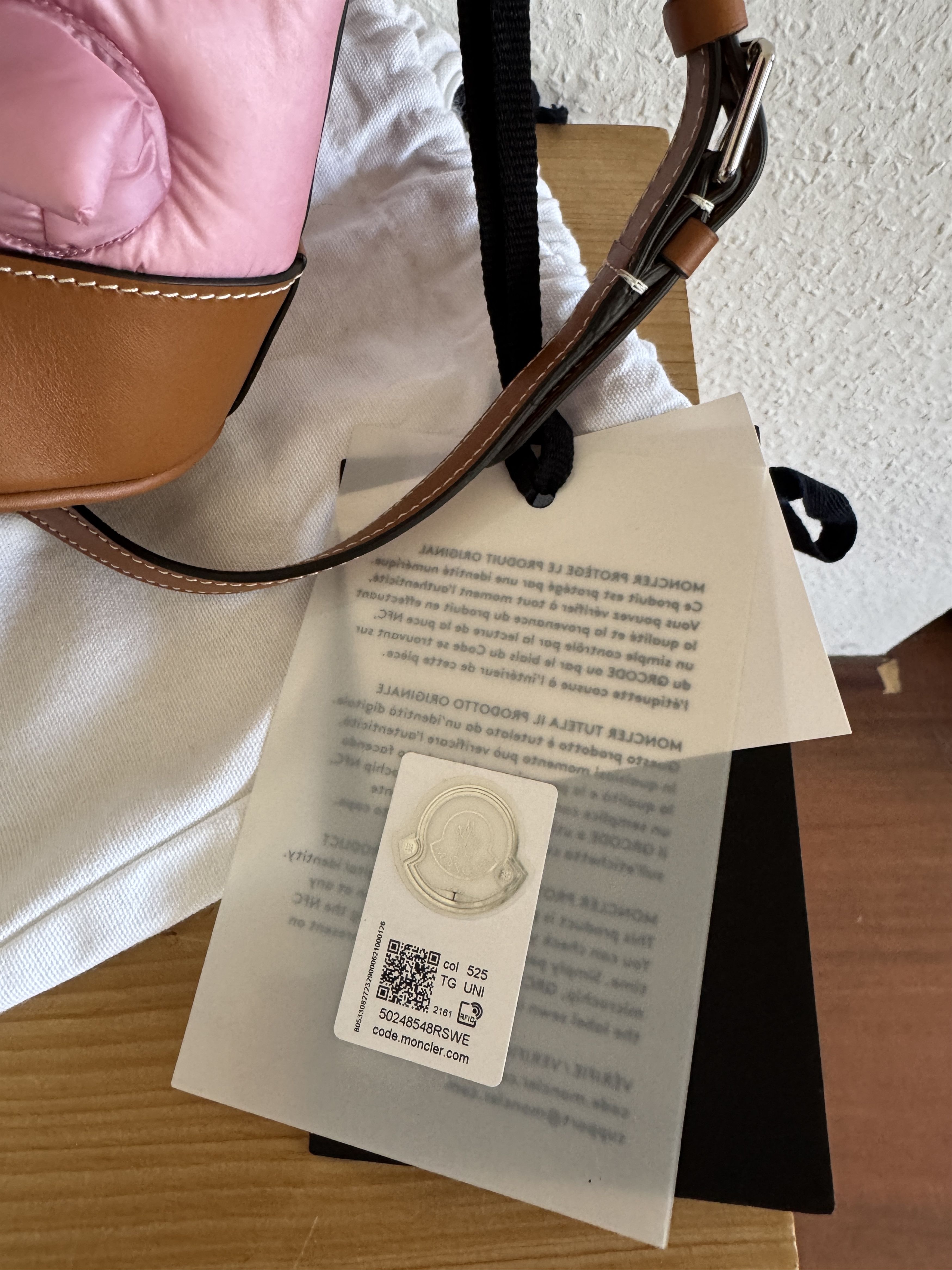 JW Anderson × Moncler Spike Critter Padded Bucket Bag Pink Size ONE SIZE - 13 Thumbnail