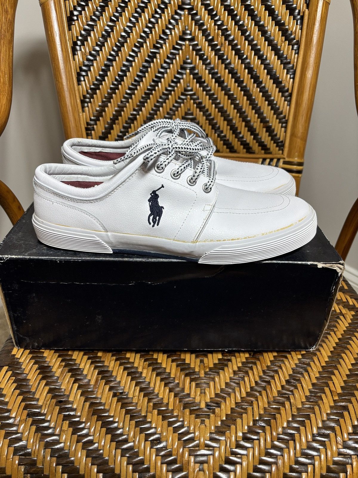 Polo Ralph Lauren Polo Ralph Lauren Faxon Low Top Sneakers 10.5 Men’s Size US 10.5 / EU 43-44 - 3 Thumbnail