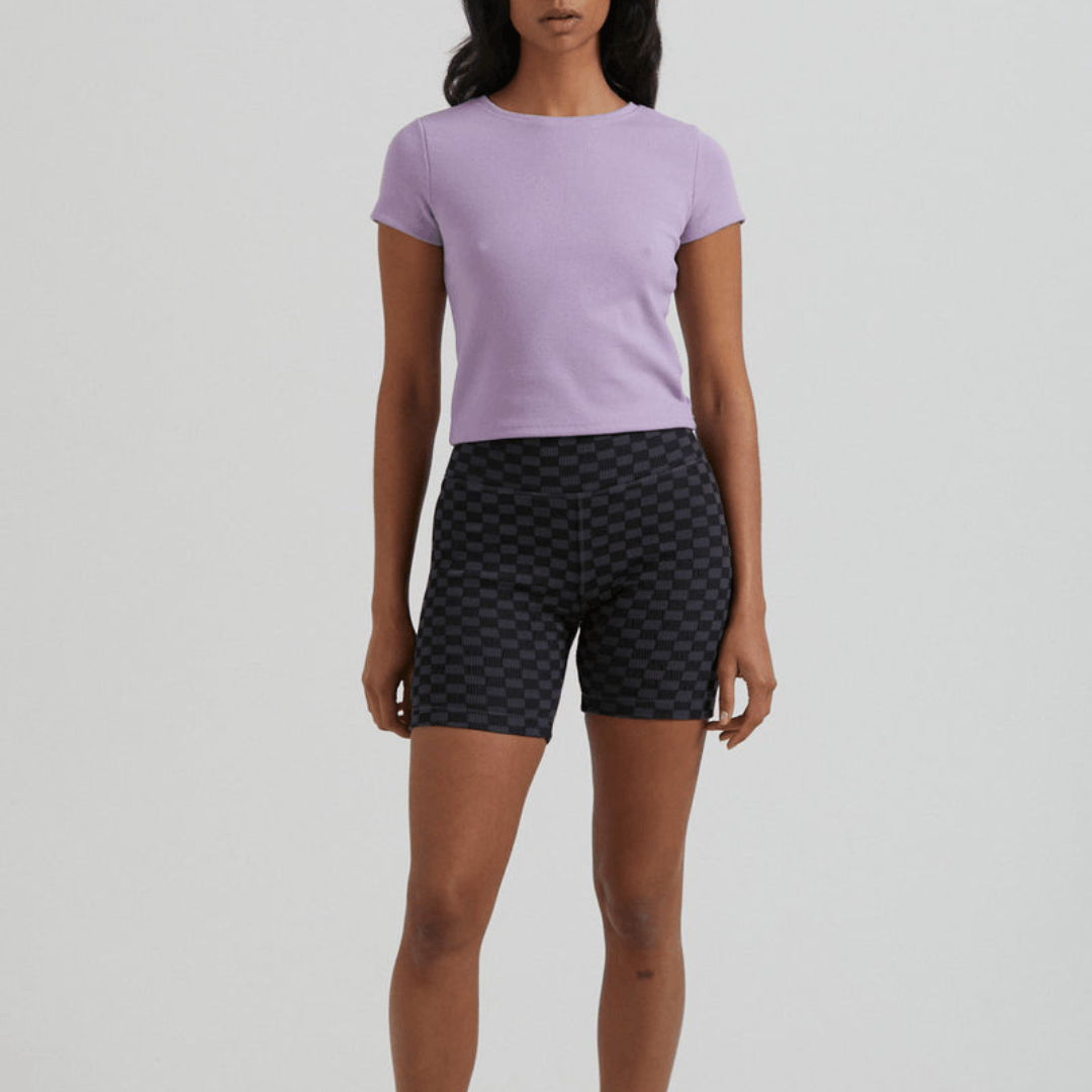Afends Sample NWT Afends - Faith - Hemp Ribbed Purple T-Shirt Small Size S / US 4 / IT 40 - 9 Thumbnail
