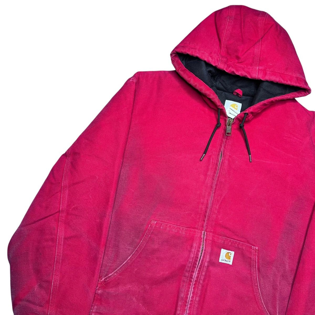 Carhartt Vintage Carhartt J140 Red Men’s Hooded Quilt Lined Jacket Size US XL / EU 56 / 4 - 19 Thumbnail