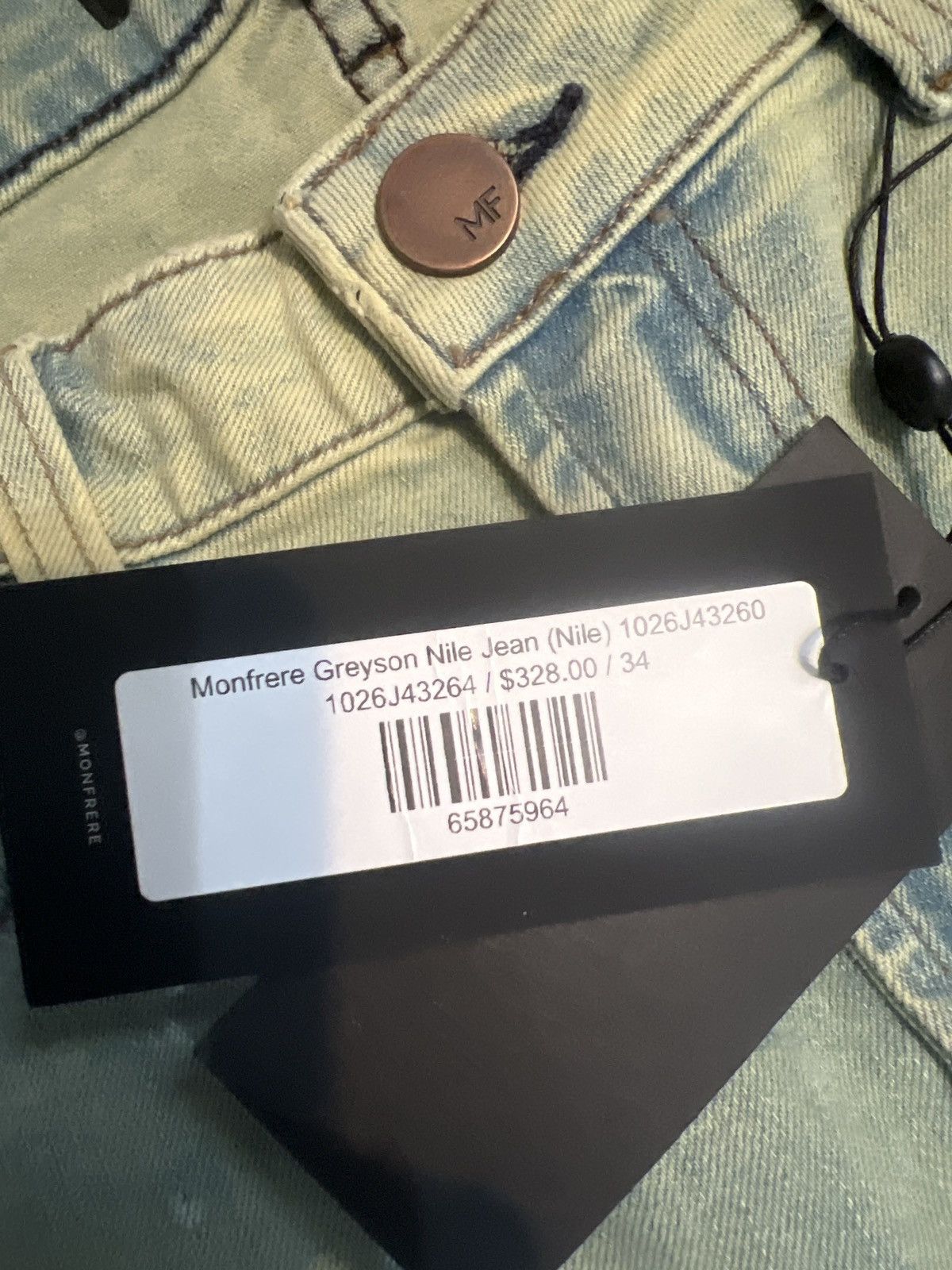 MONFRERE Monfrère Greyson Skinny Jeans – Size 34 Size US 34 / EU 50 - 3 Thumbnail